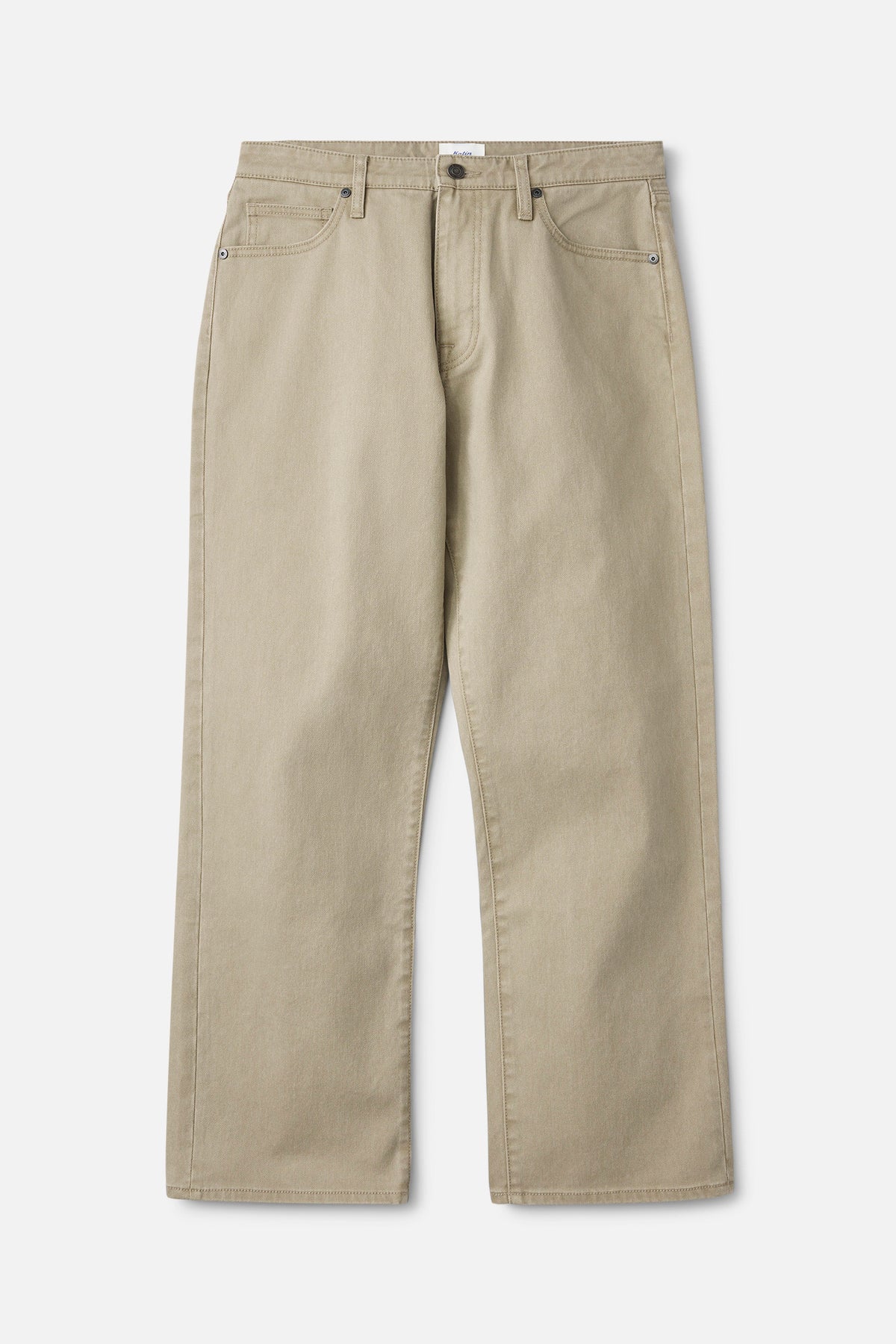 Katin George 64 Relaxed Bull Denim in Vintage Khaki - front view