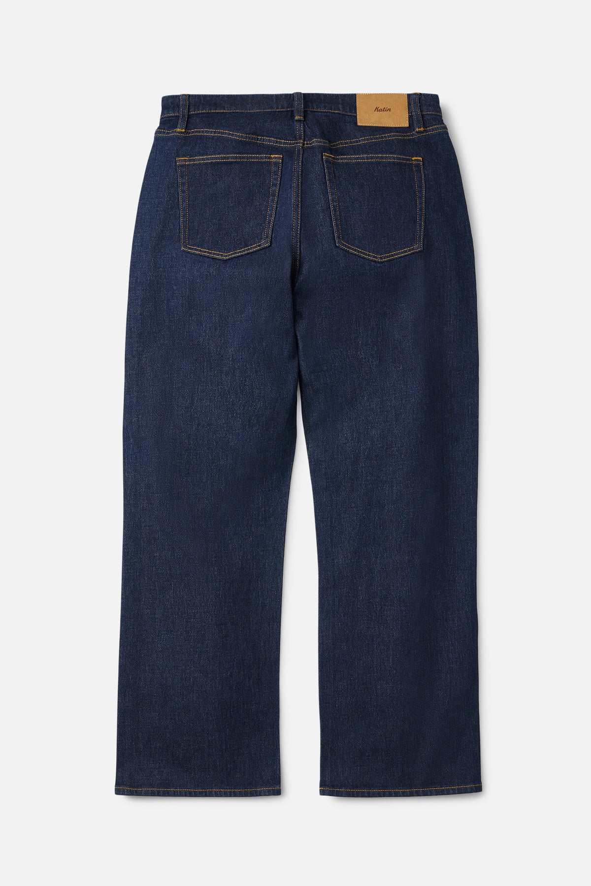 Katin George 64 Relaxed in Raw Indigo - back view