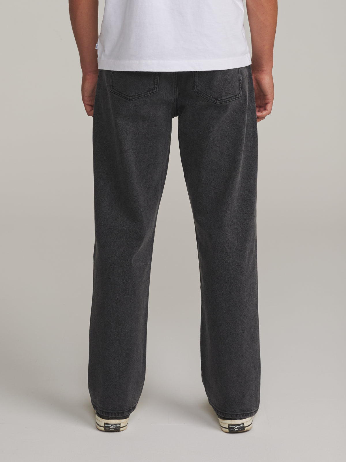 Katin George 64 Relaxed in Washed Black - worn on model, back