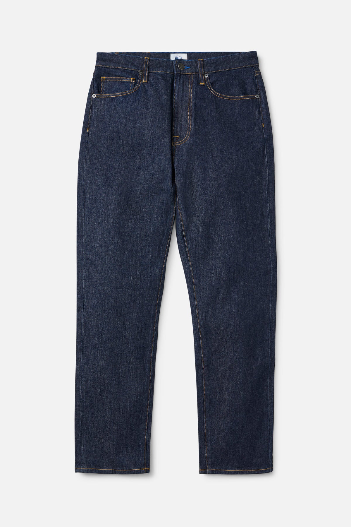 Katin Ren 57 Classic Straight in RAW INDIGO - front view