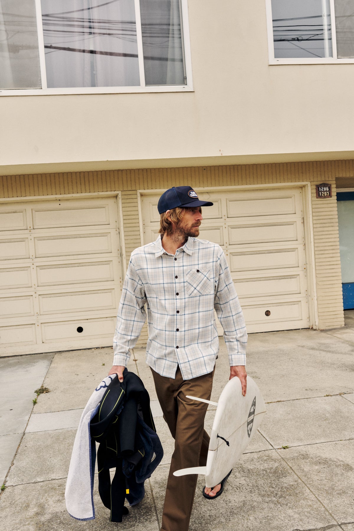 Katin Derek Flannel in Bone - lifestyle