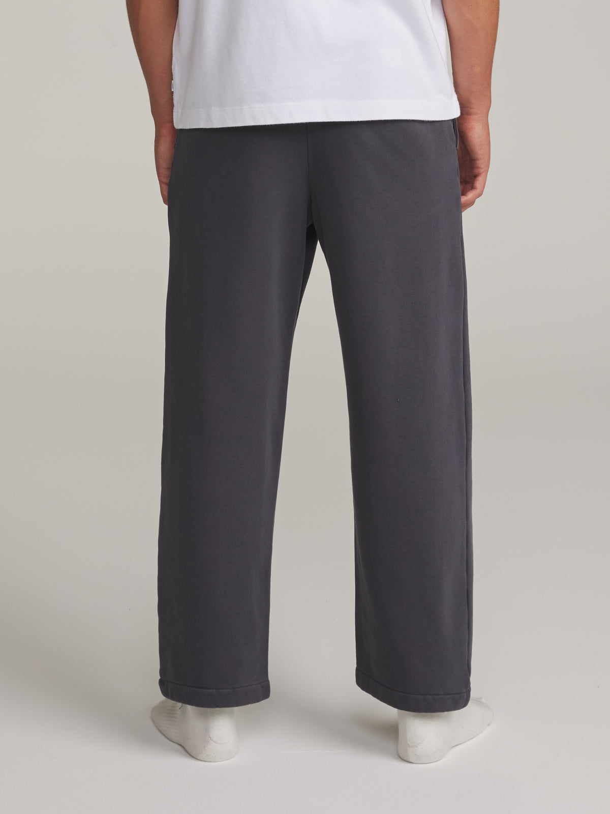 Katin Layton Lounge Pant in Navy Vintage Wash - worn on model, back
