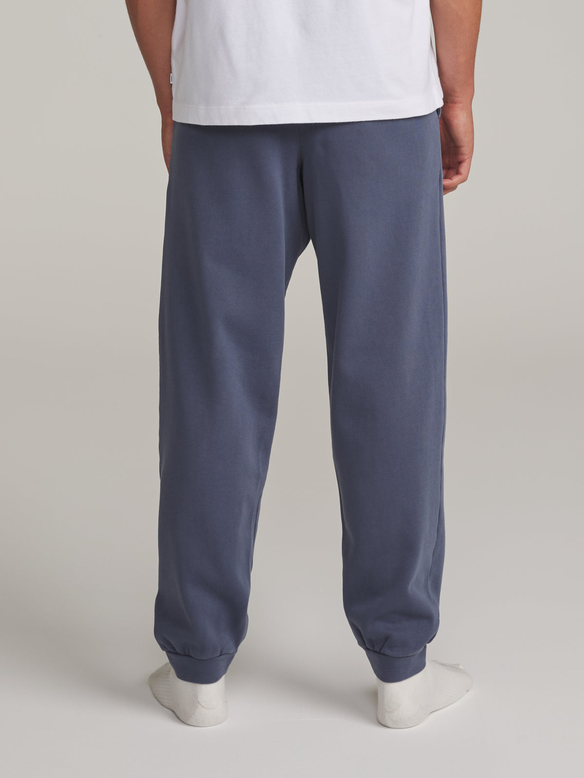 Katin Lounge Pant in WASHED BLUE VINTAGE WASH - worn on model, back