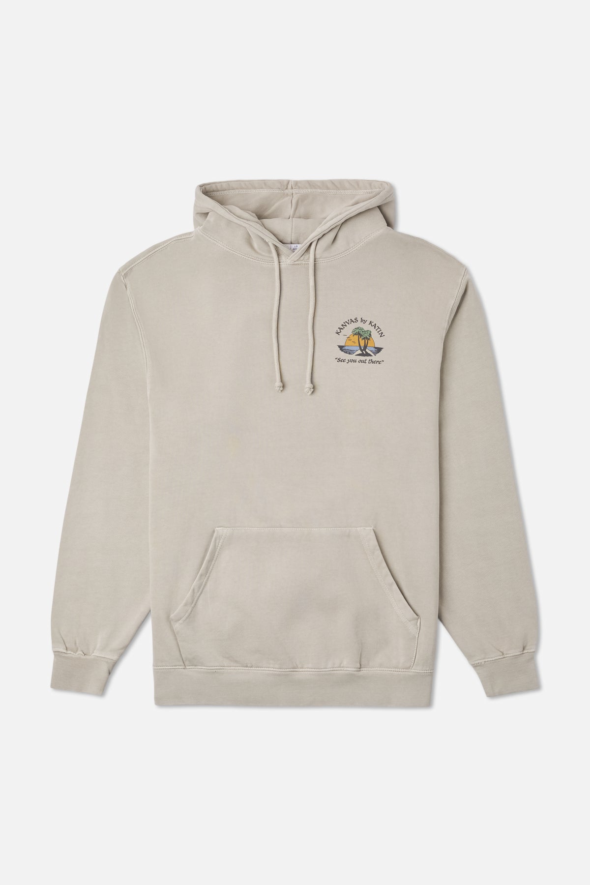 Katin Salina Hood in Cement Vintage Wash - front view