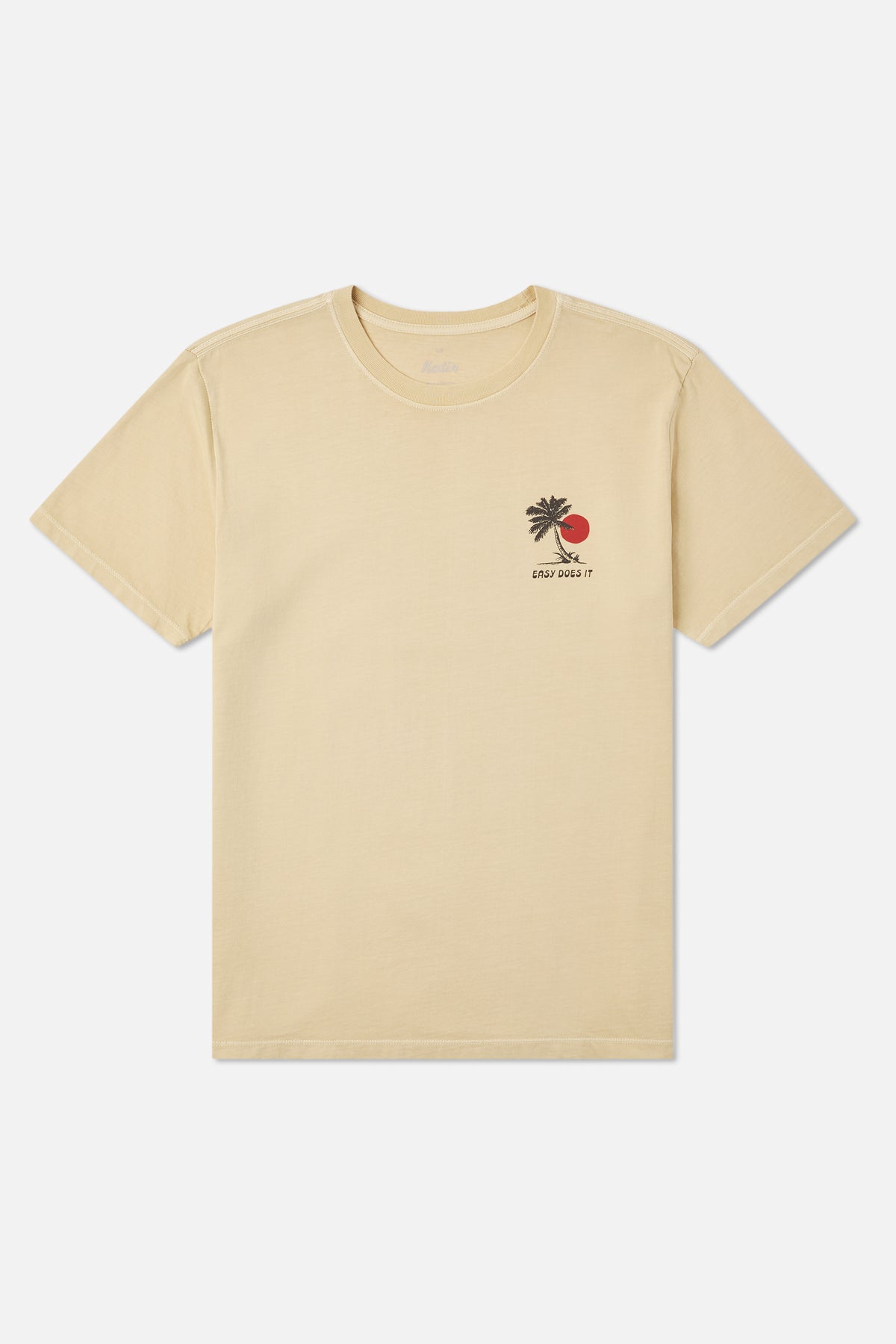 Katin Bien Tee in Dusty Yellow Vintage Wash - front view