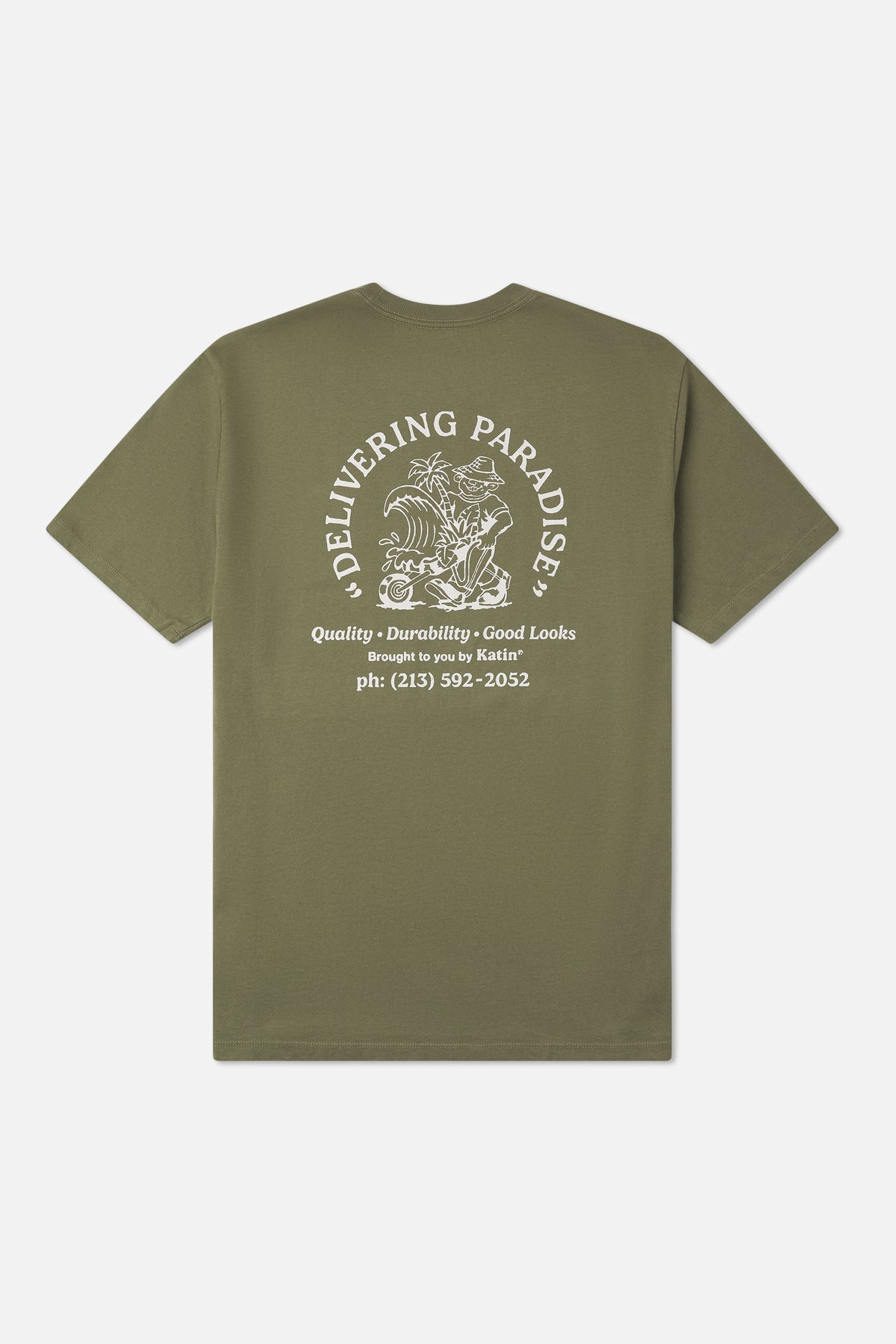 Katin Garden Tee in Clover - back view