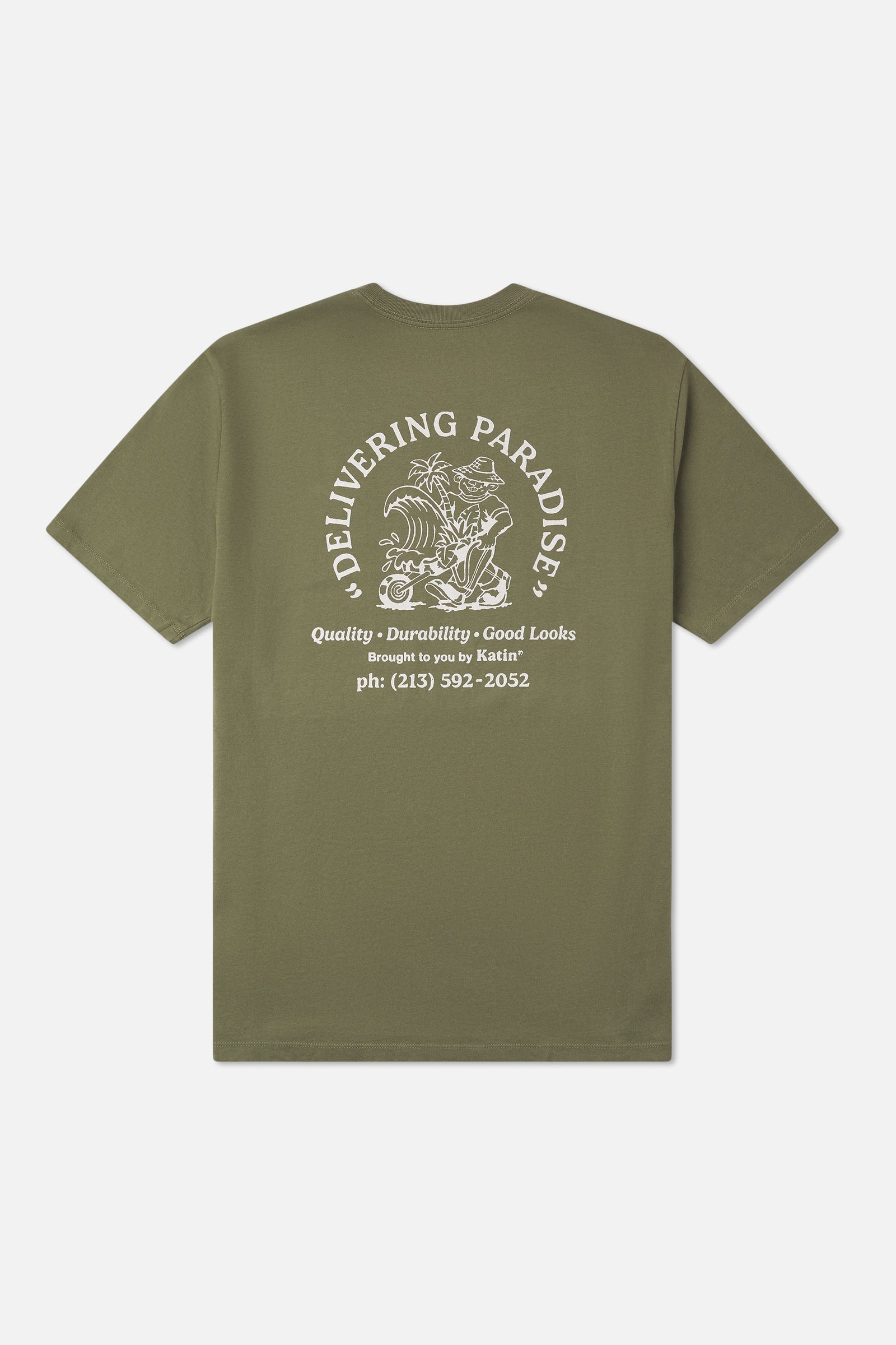 Katin Garden Tee in Clover - back view