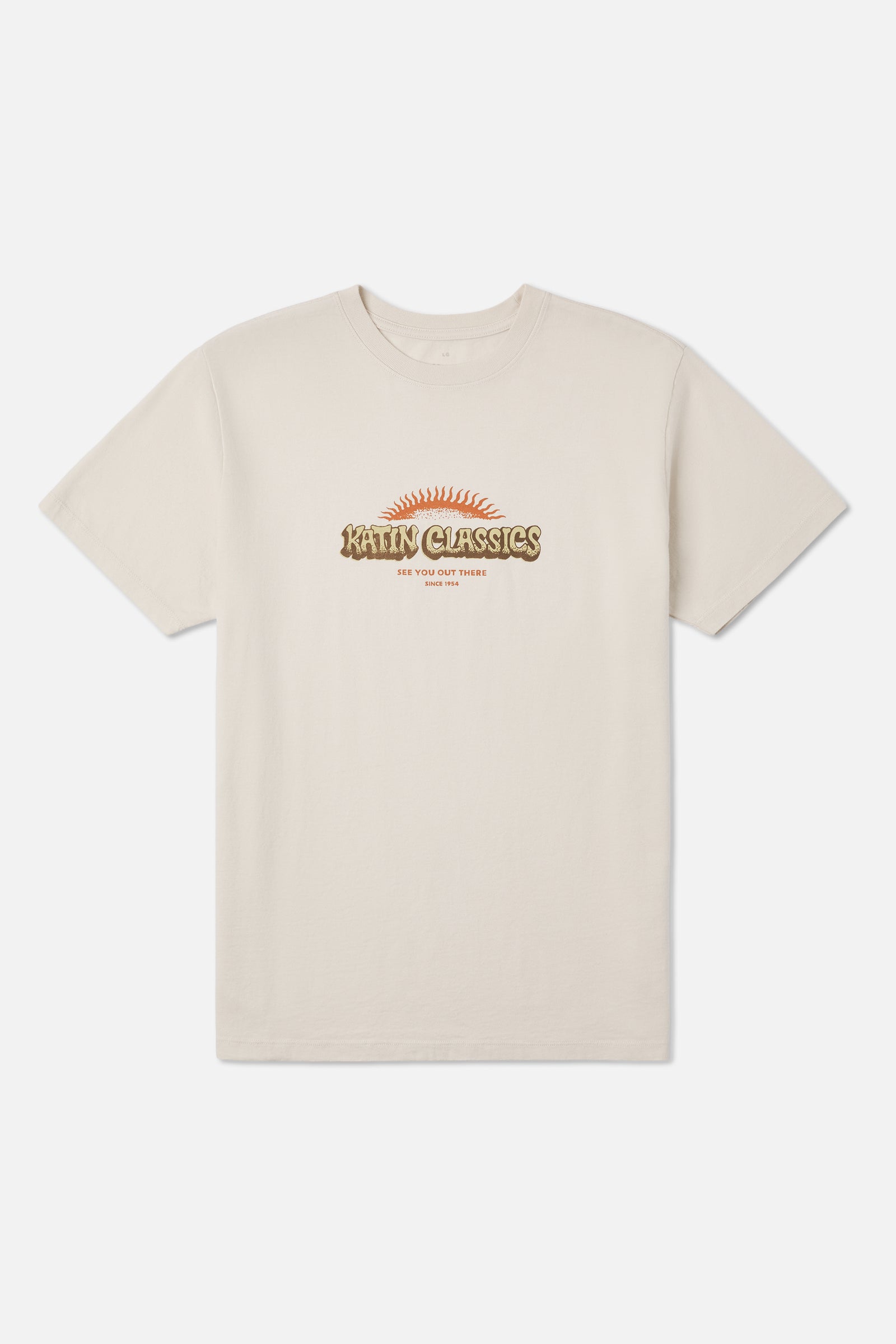 Katin Glow Tee in Vintage White - front view