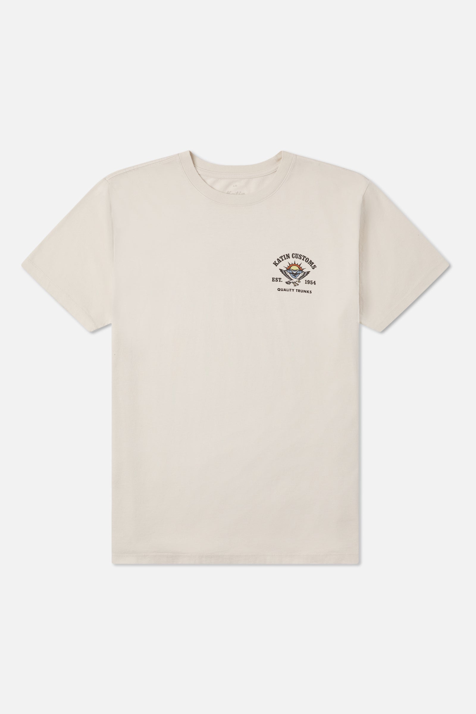 Katin Herman Tee in Vintage White - front view