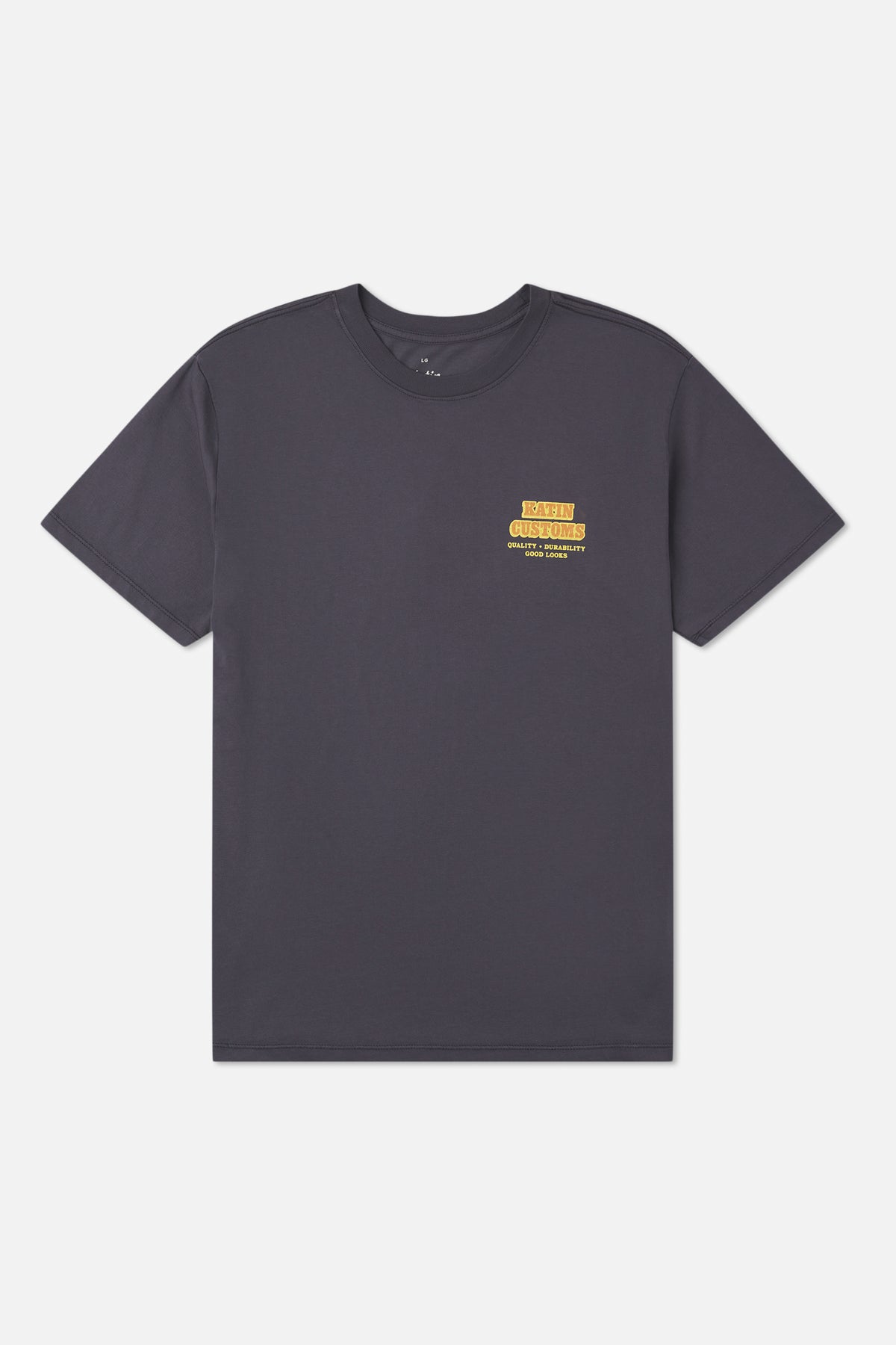 Katin Lorry Tee in Polar Navy Vintage Wash - front view