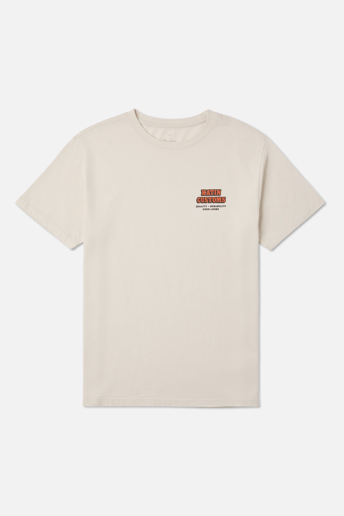 Katin Lorry Tee in Vintage White - front view