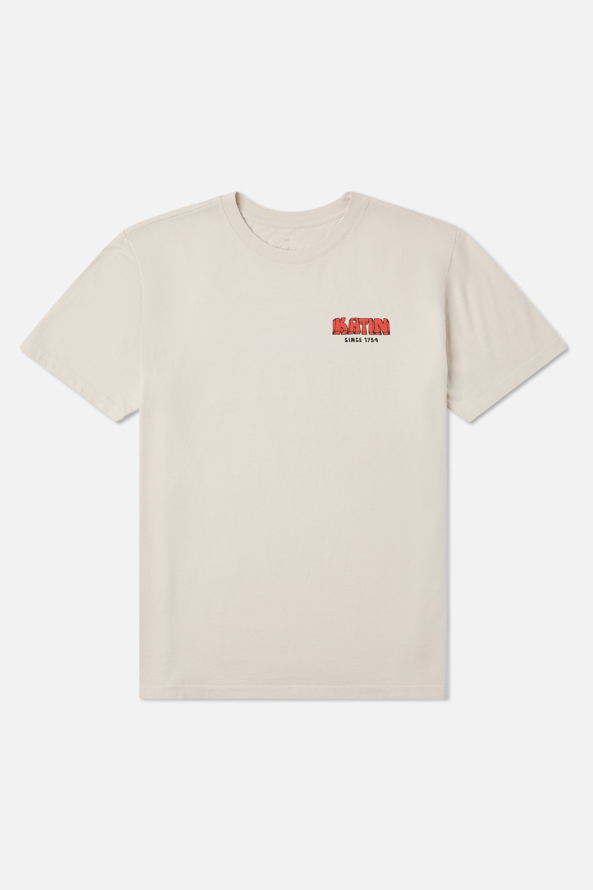 Katin Middles Tee in Vintage White - front view