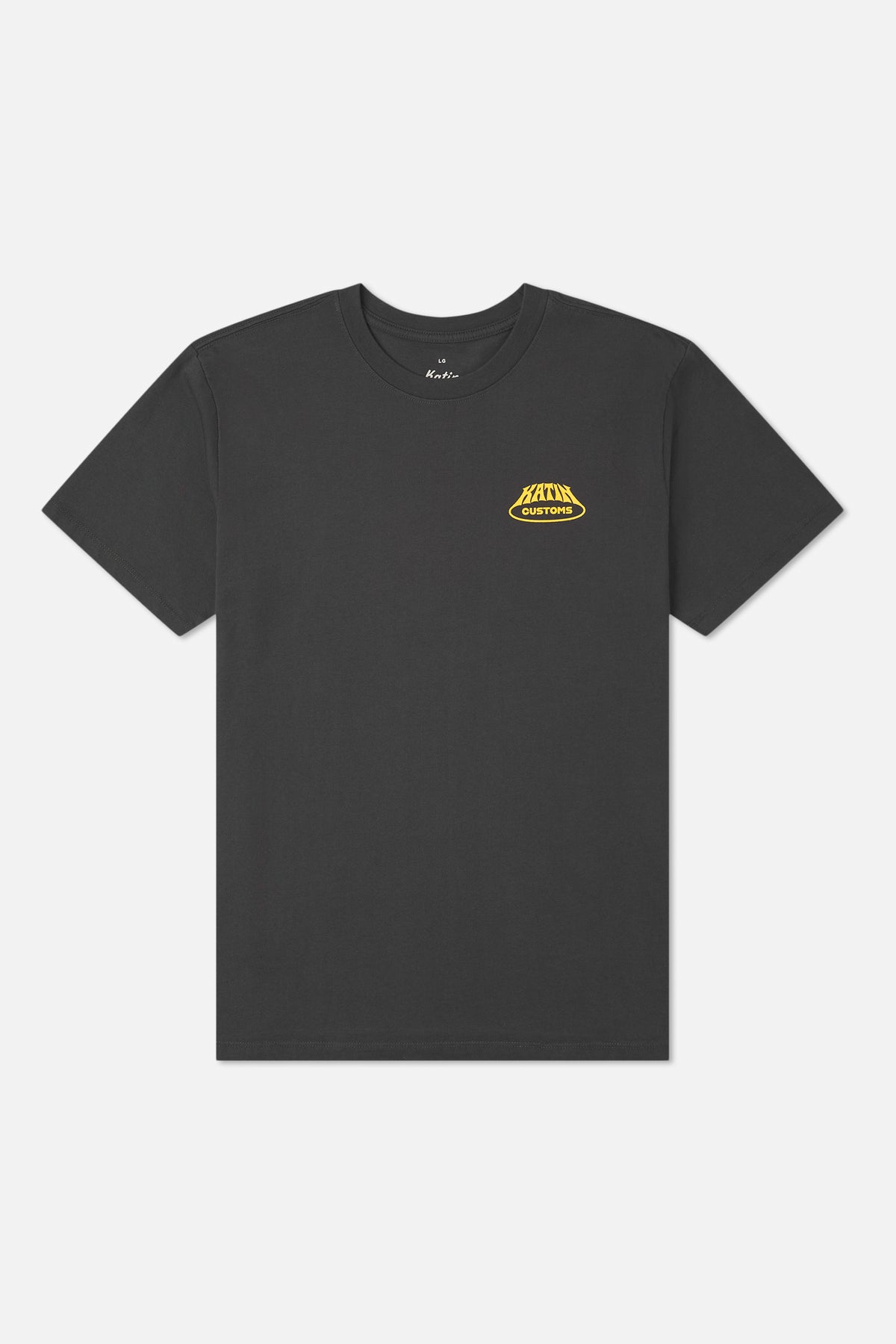 Katin Voyager Tee in Black Wash - front view
