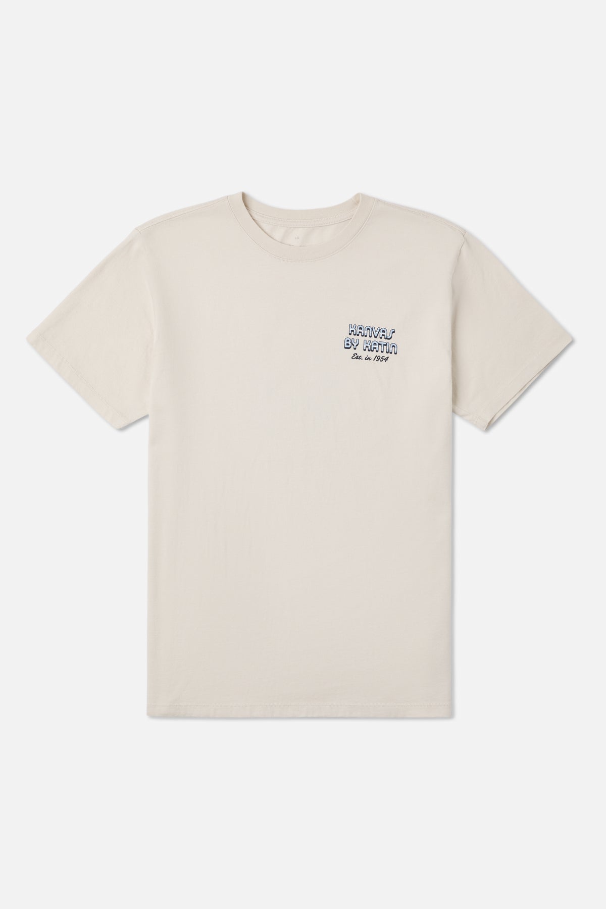 Katin Yesterday Tee in Vintage White - front view