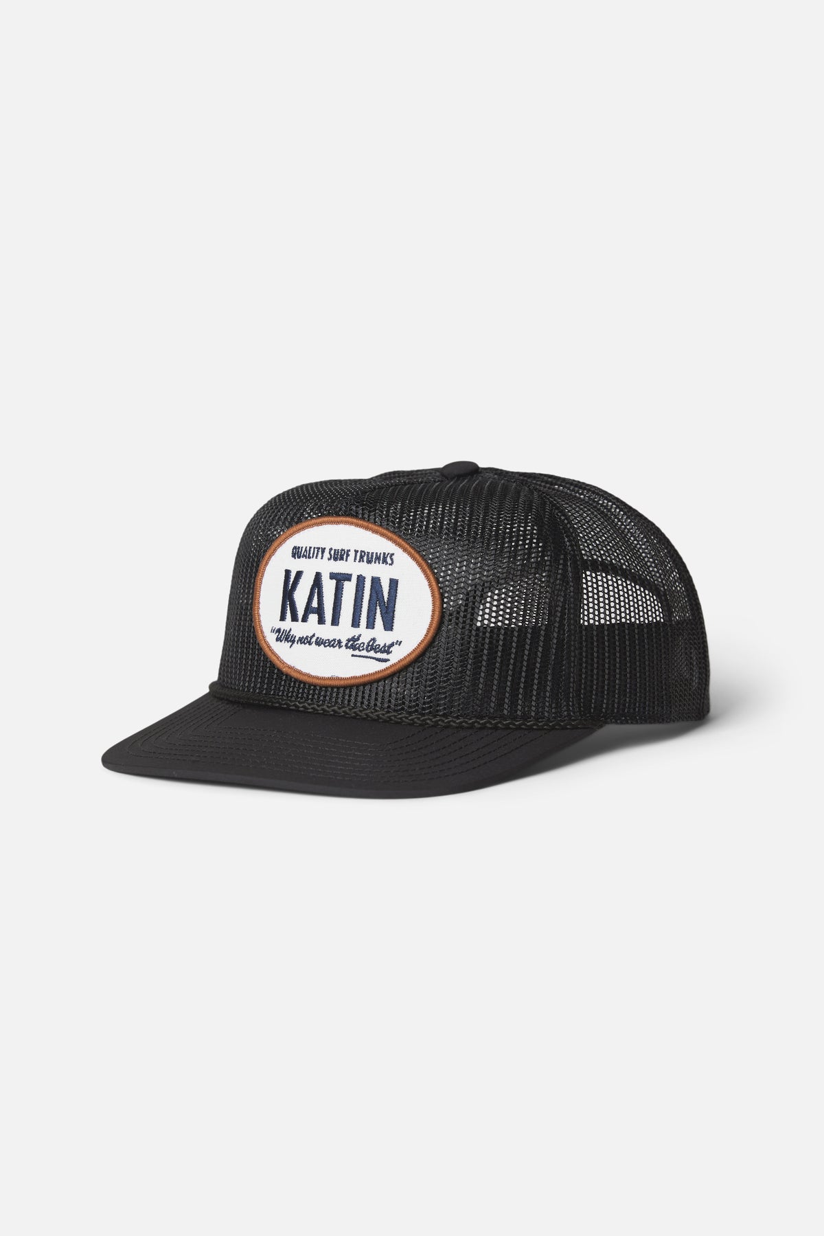 Katin Campo Trucker Hat in Black - front view