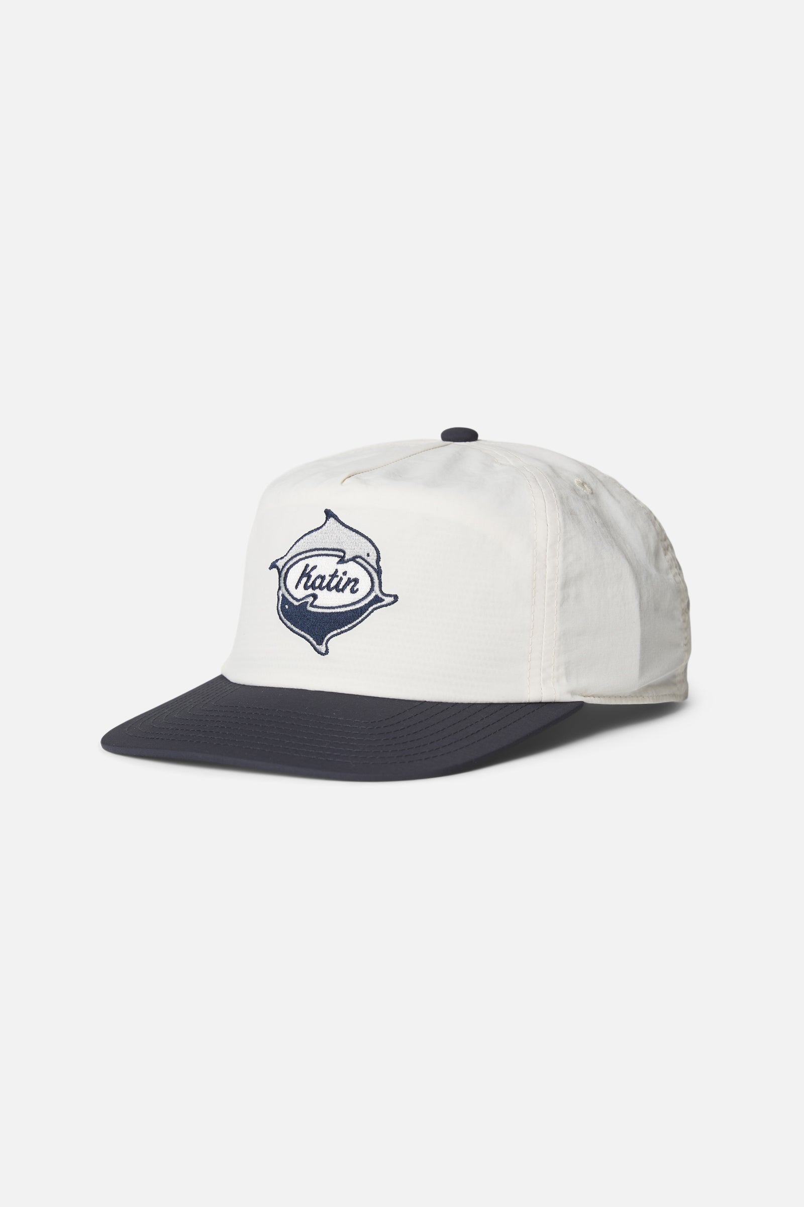 Katin Fluid Hat in Vintage White/Navy - front view