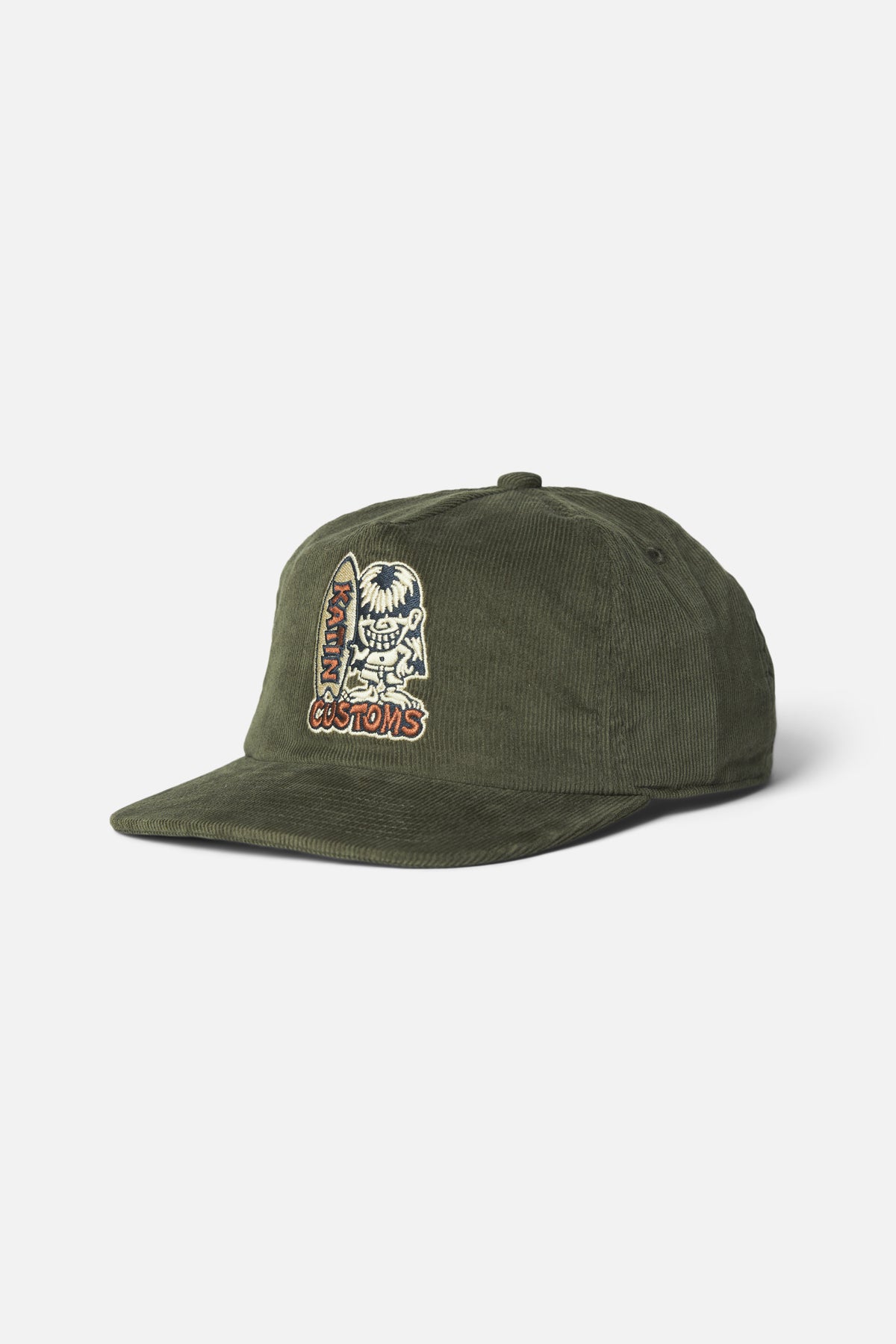 Katin Grom Hat in Dark Olive - front view