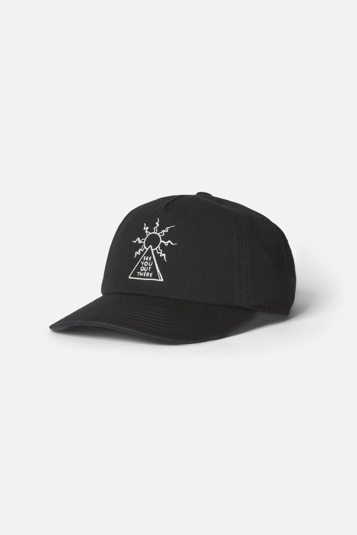 Katin Rising Hat in Black Wash - front view