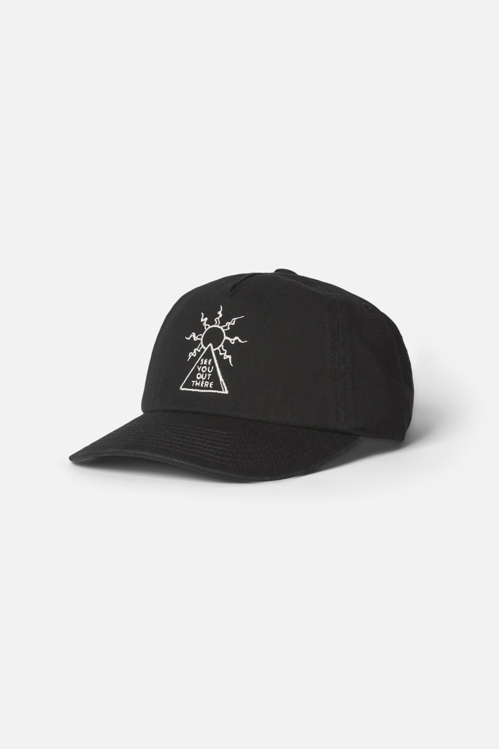Katin Rising Hat in Black Wash - front view