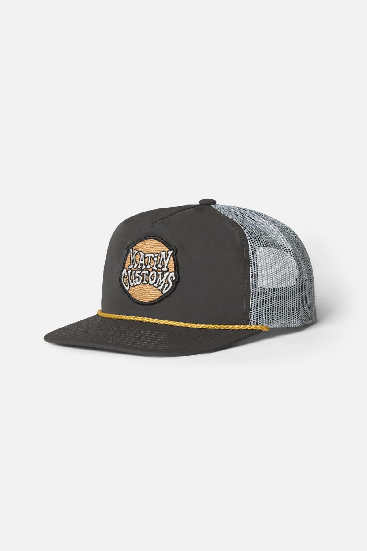 Katin Spot Trucker Hat in Gunmetal - front view