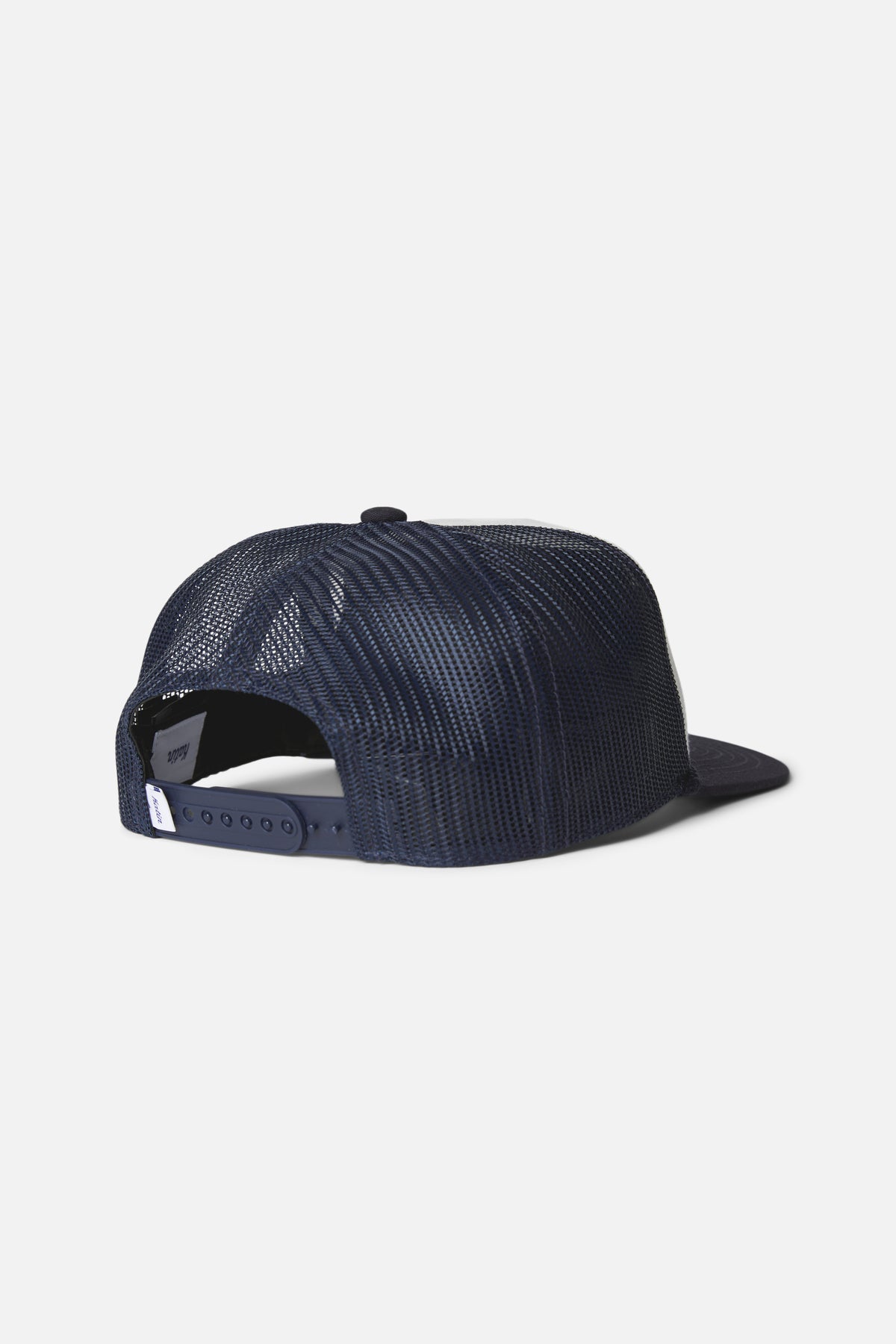Katin Wheeler Trucker Hat in White/Navy - back view