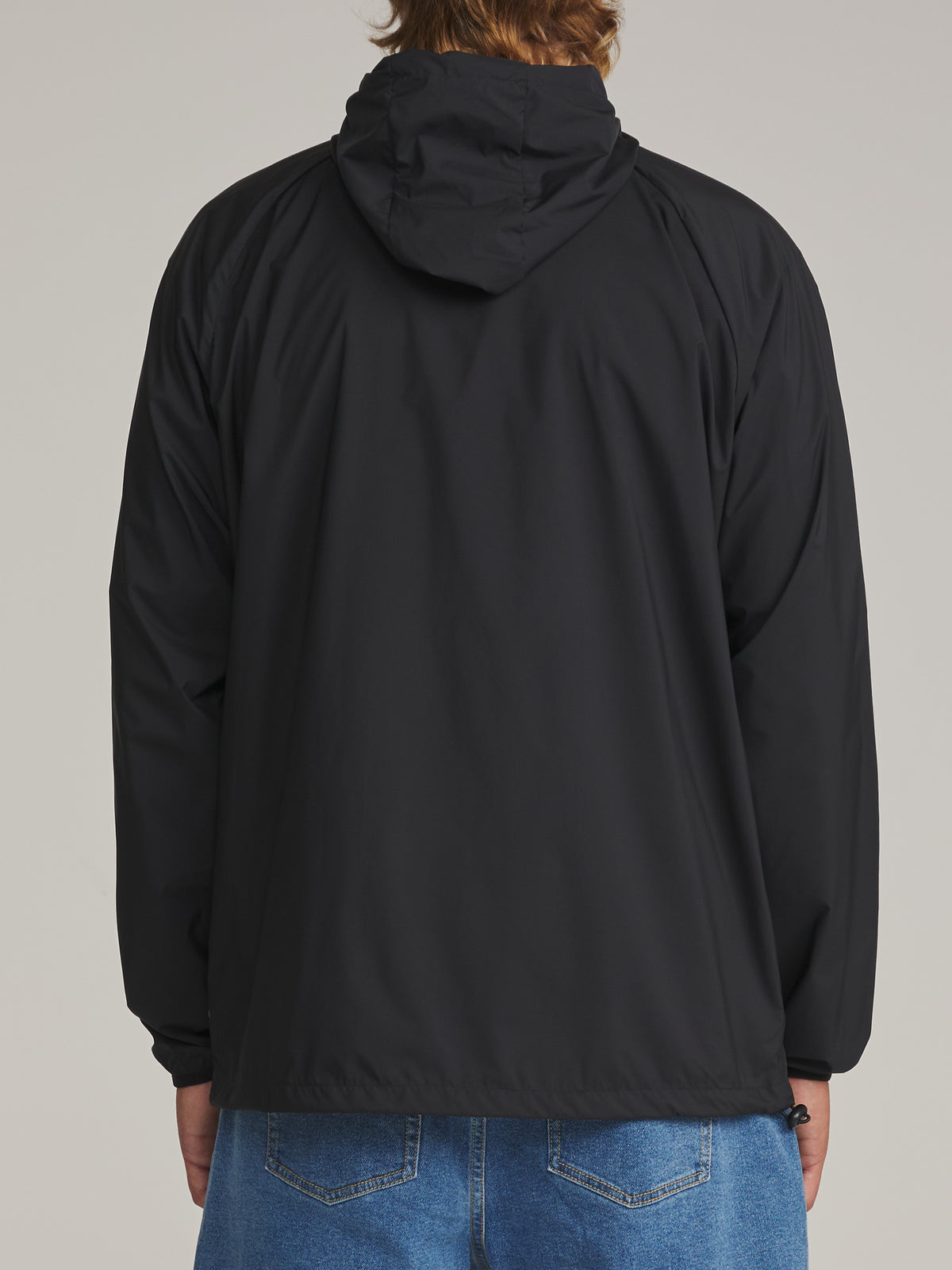 Katin OTG Shadow Jacket in Black - worn on model, back