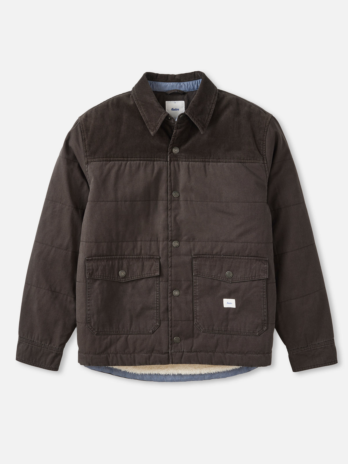 Katin Yukon Jacket in Black Wash - front view