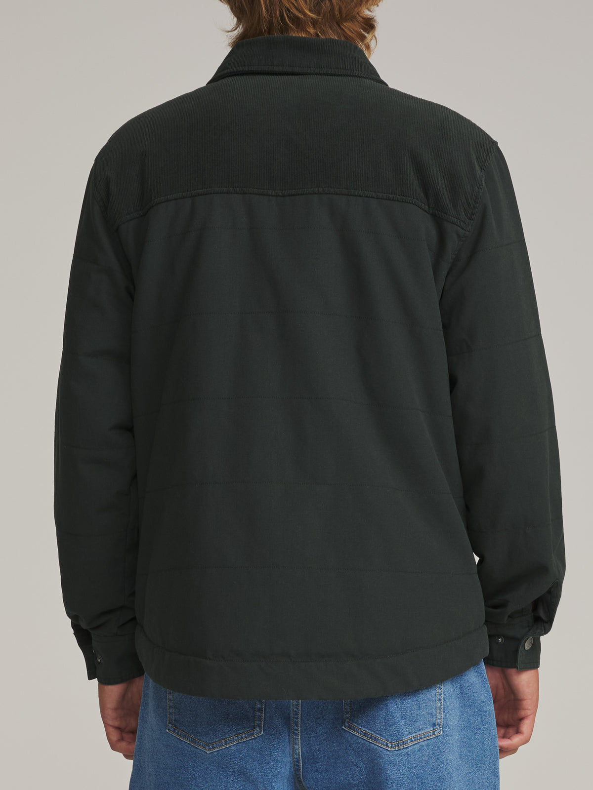 Katin Yukon Jacket in Black Wash - worn on model, back