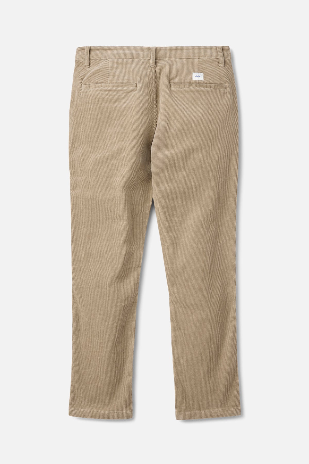 Katin Corey Corduroy Pant in Khaki - back view
