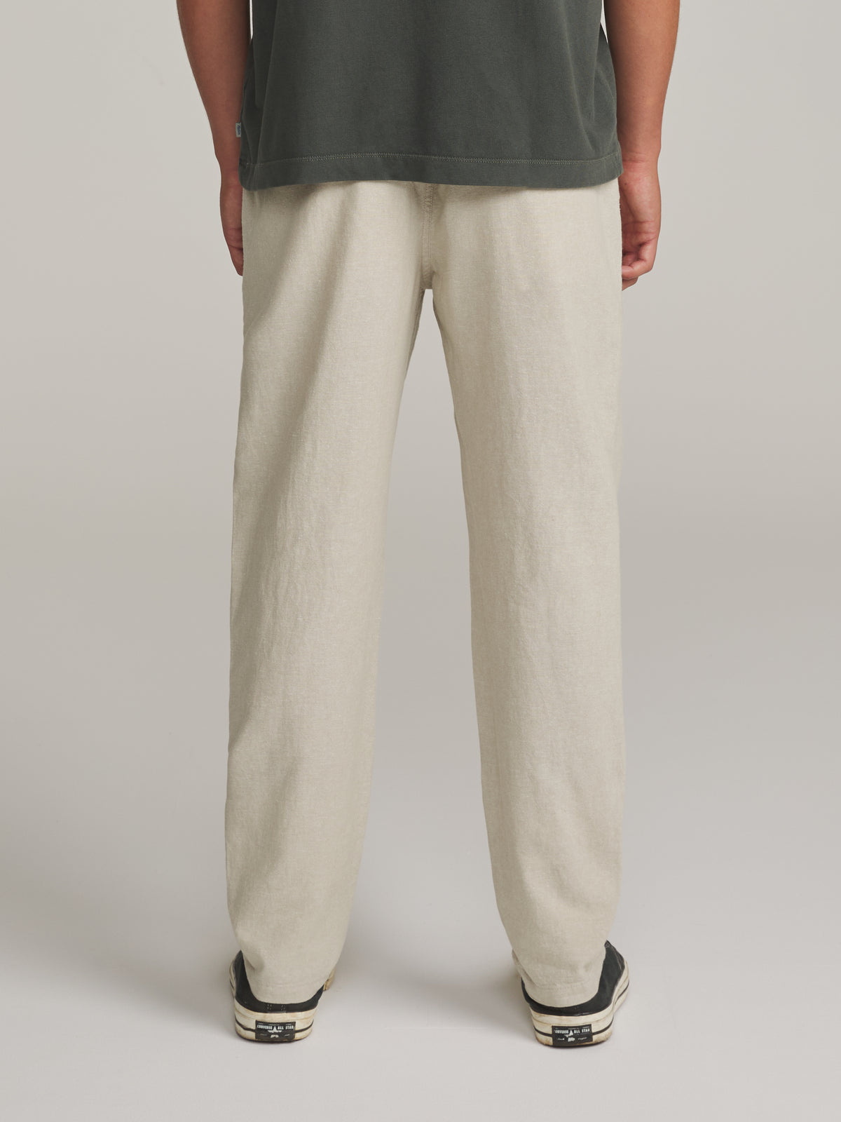 Katin Isaiah Local Pant in Light Gray - worn on model, back