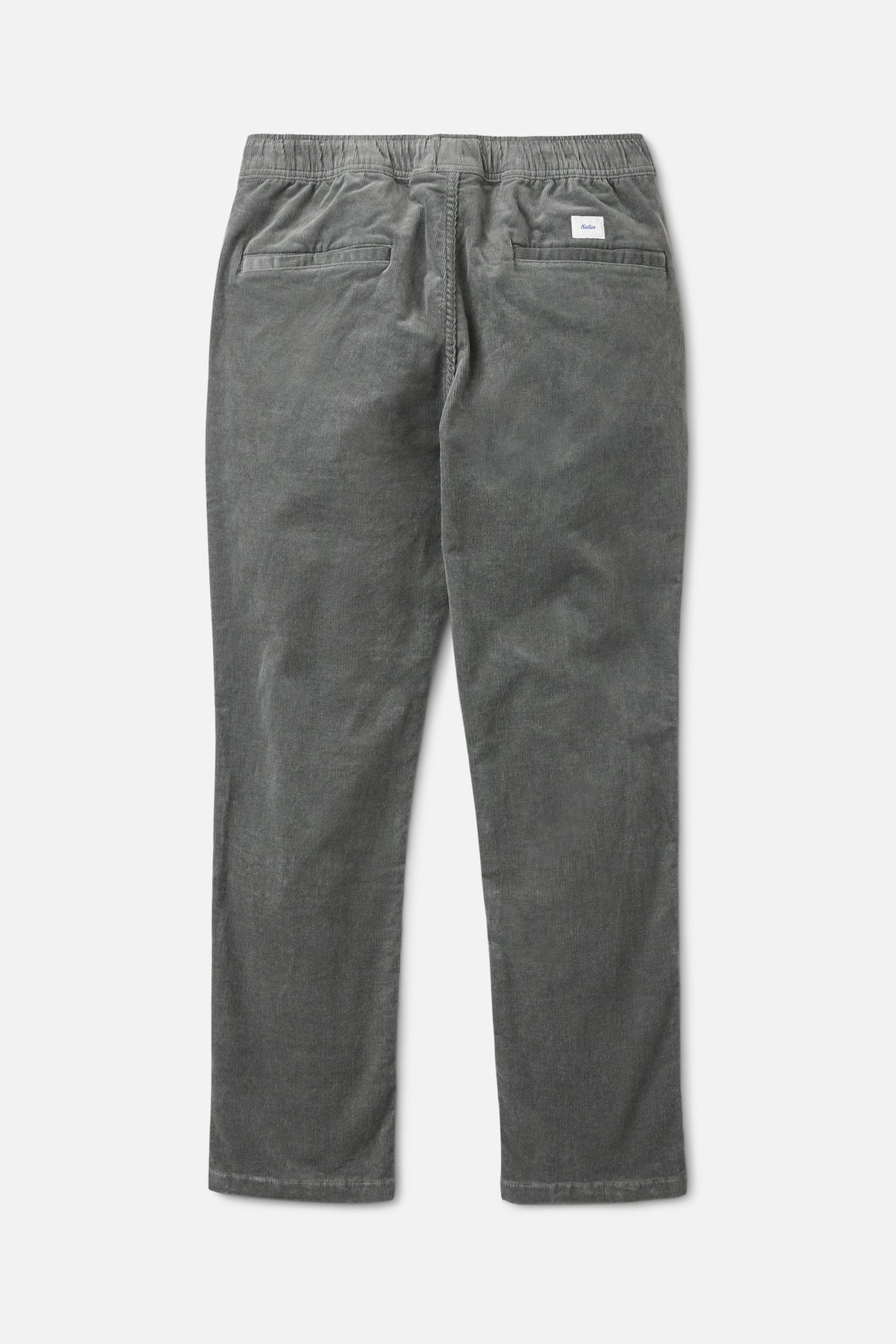 Katin Pipeline Corduroy Pant in Graphite - back view