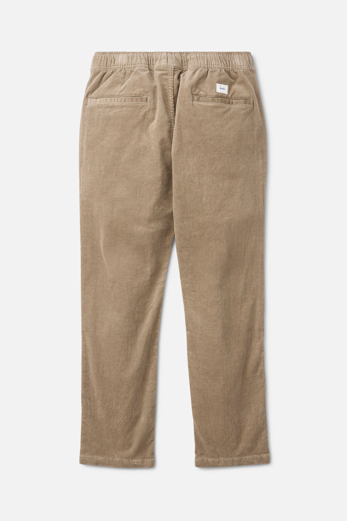 Katin Pipeline Corduroy Pant in Khaki - back view