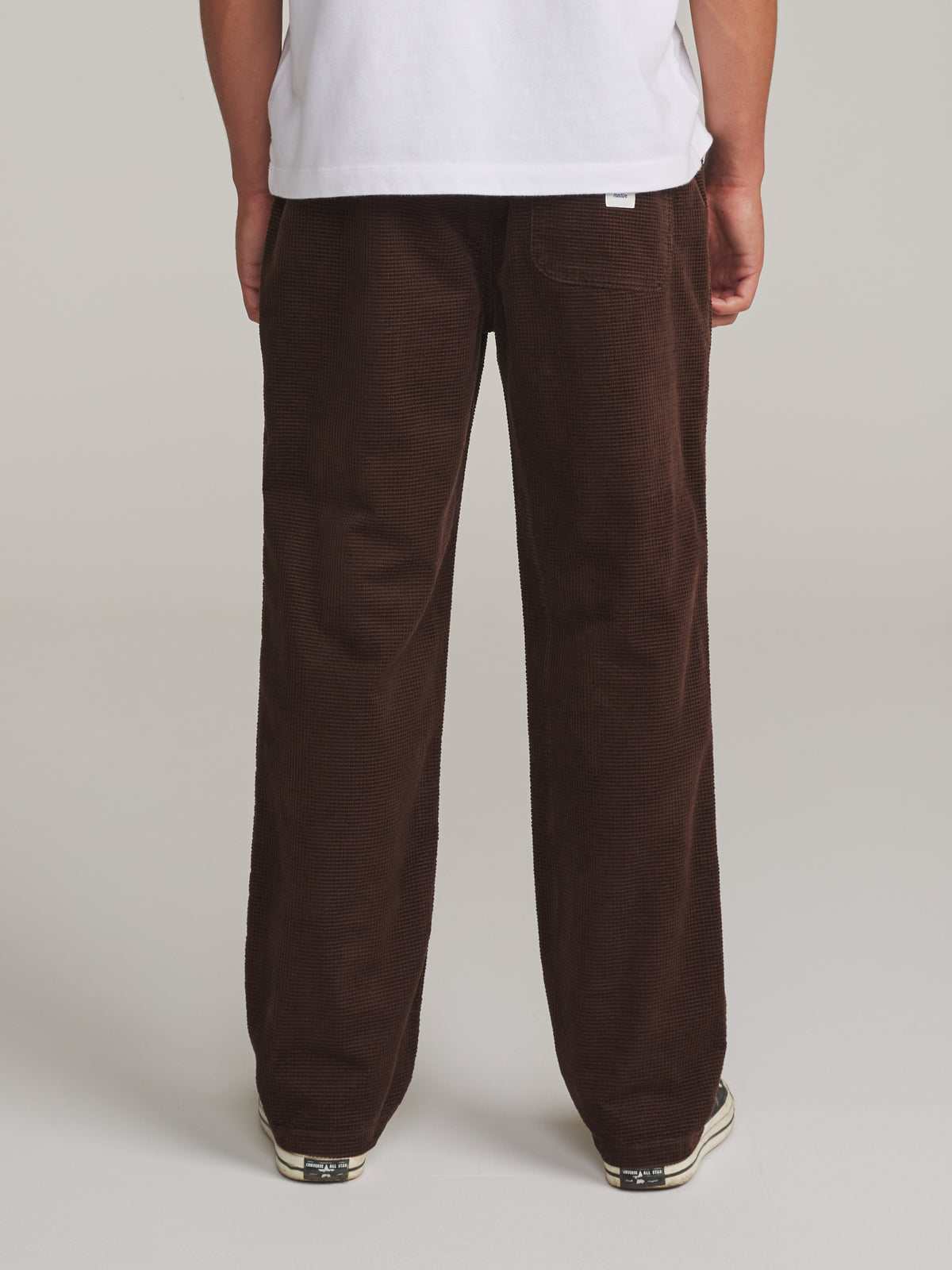 Katin Ward Pant in Brown - worn on model, back