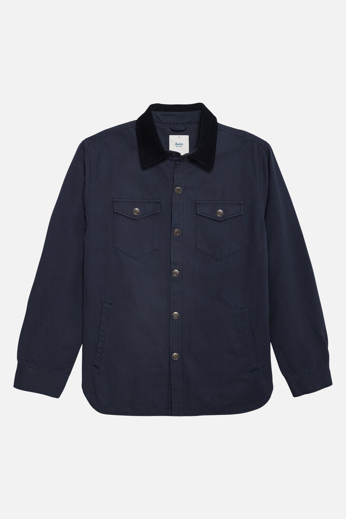 Katin Campbell Shirt Jacket in Indigo - front view