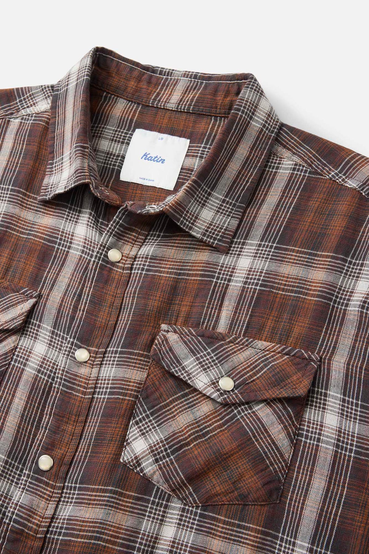 Katin Darren Shirt in Brown - detail view