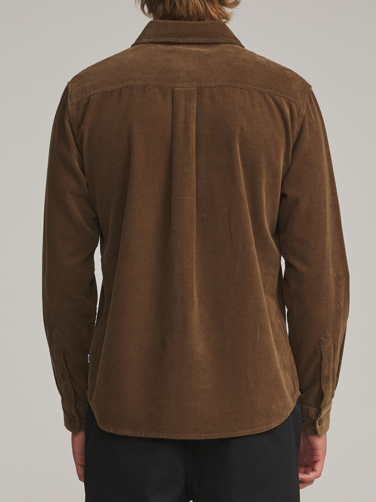 Katin Granada Shirt in Brown - worn on model, back