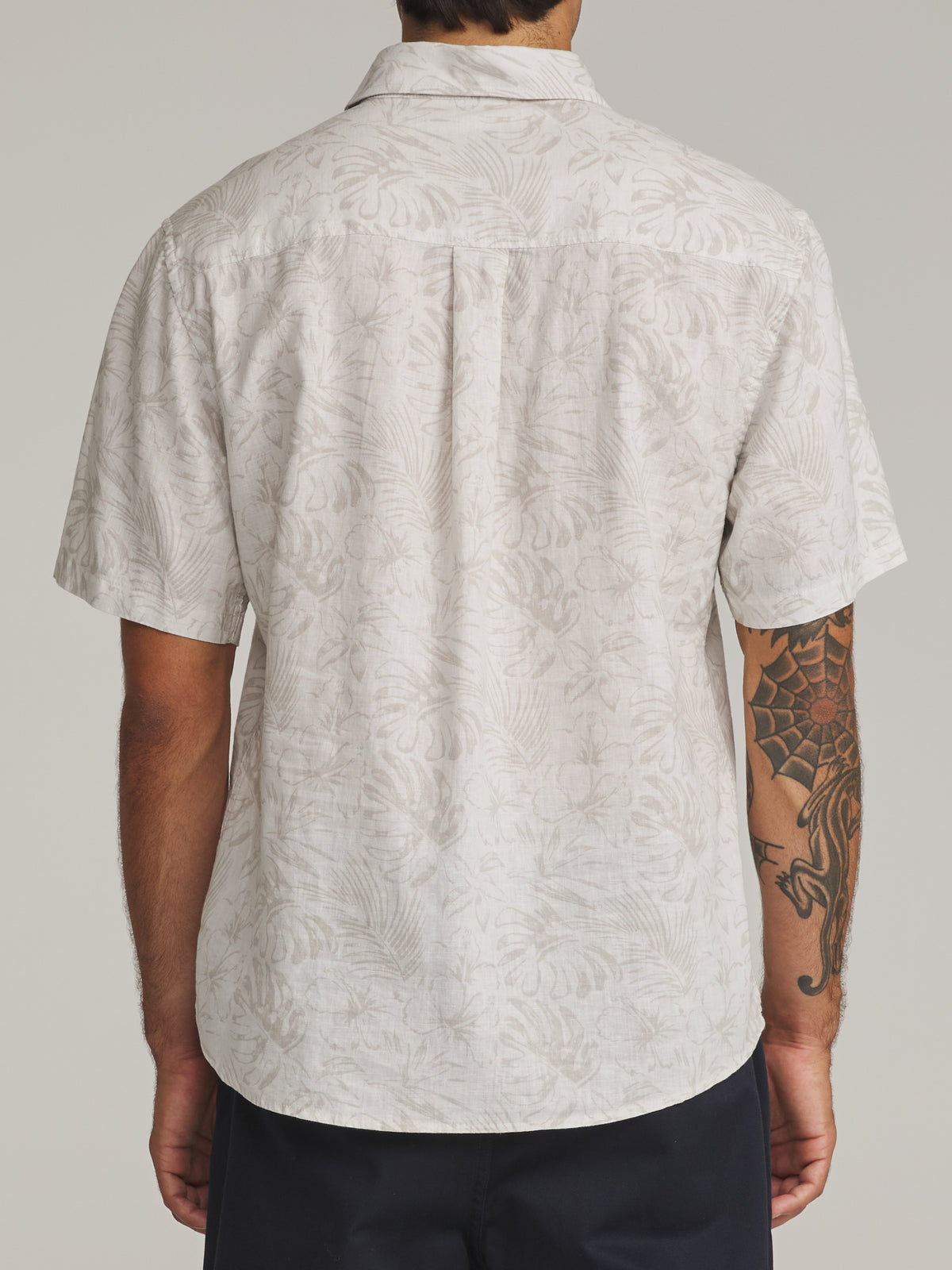 Katin Moco Shirt in Birch - worn on model, back