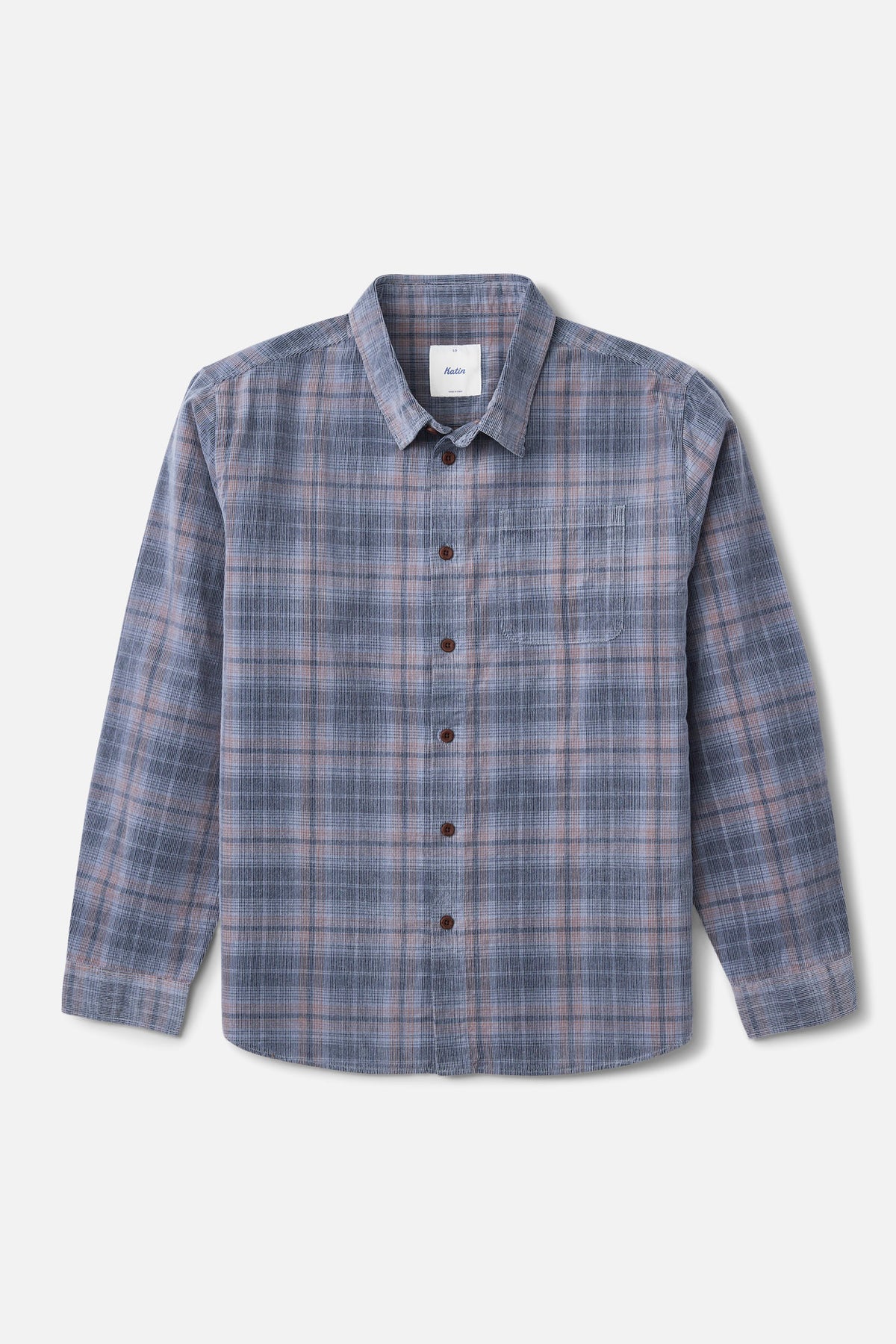 Katin Stevie Shirt in Storm Blue - front view