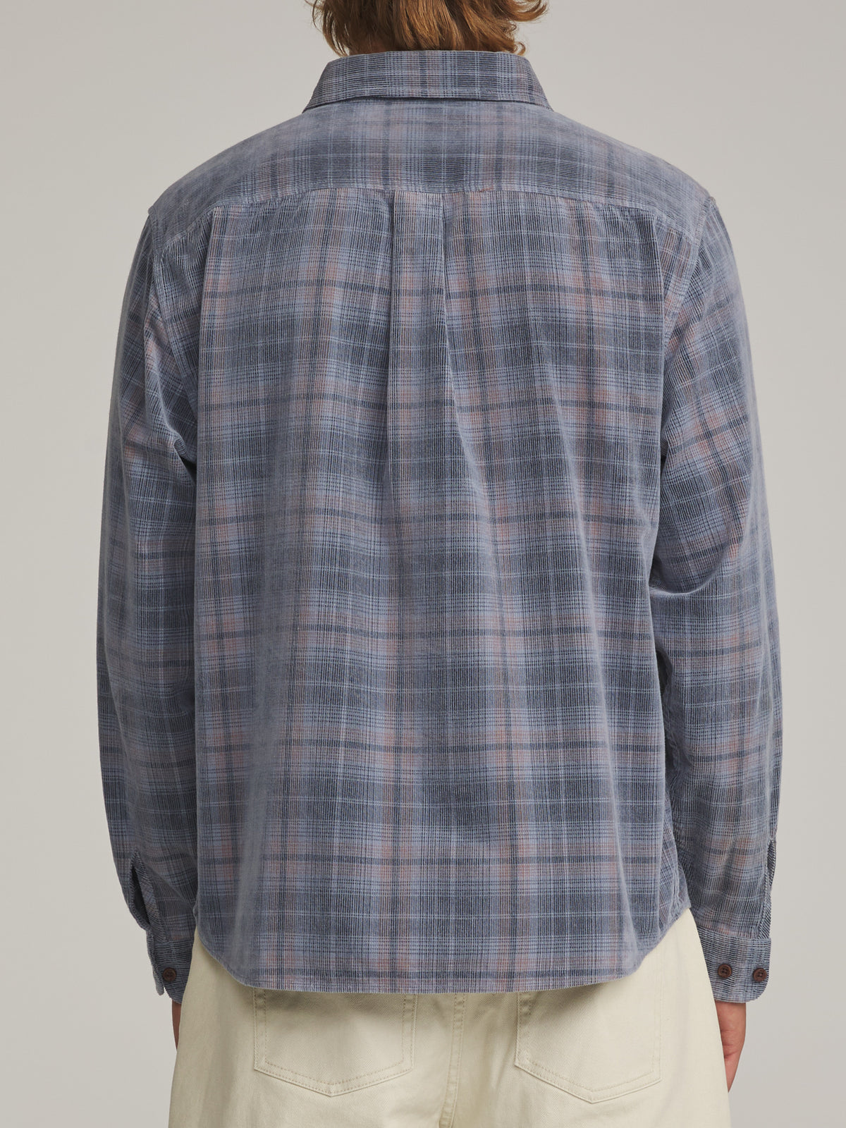 Katin Stevie Shirt in Storm Blue - worn on model, back