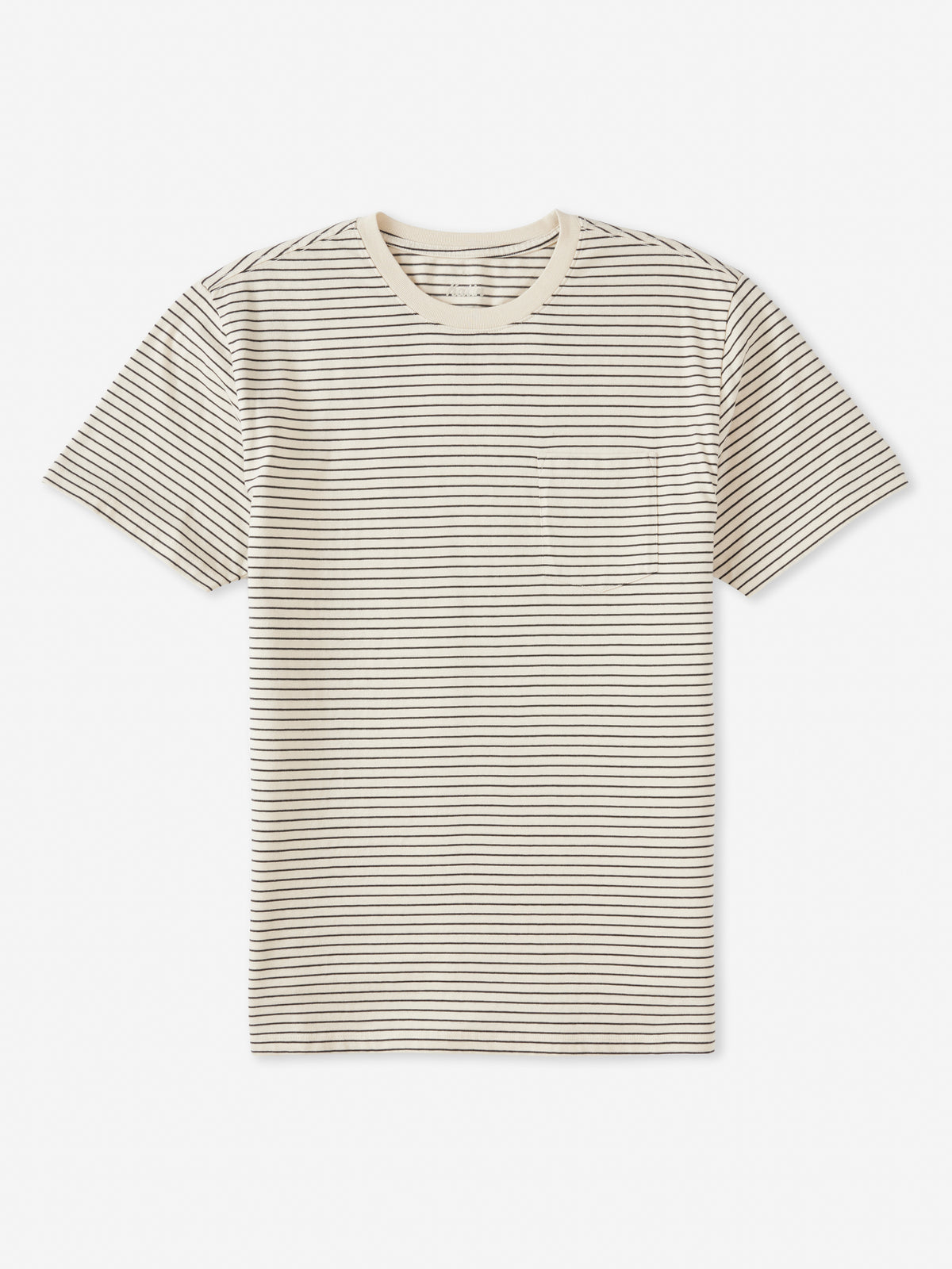 Katin Finley Pocket Tee in Vapor/Black Wash - worn on model, front