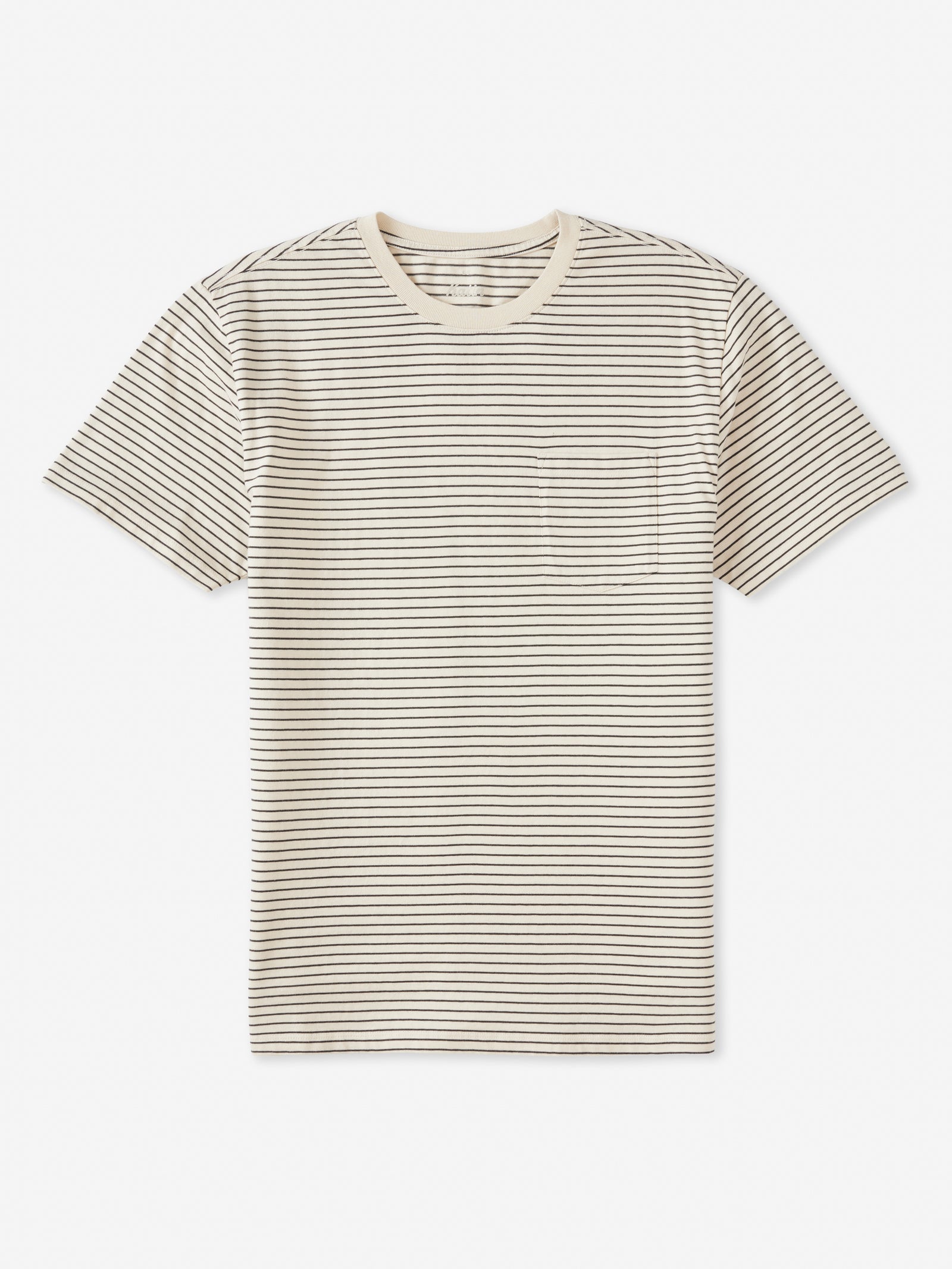 Katin Finley Pocket Tee in Vapor/Black Wash - worn on model, front
