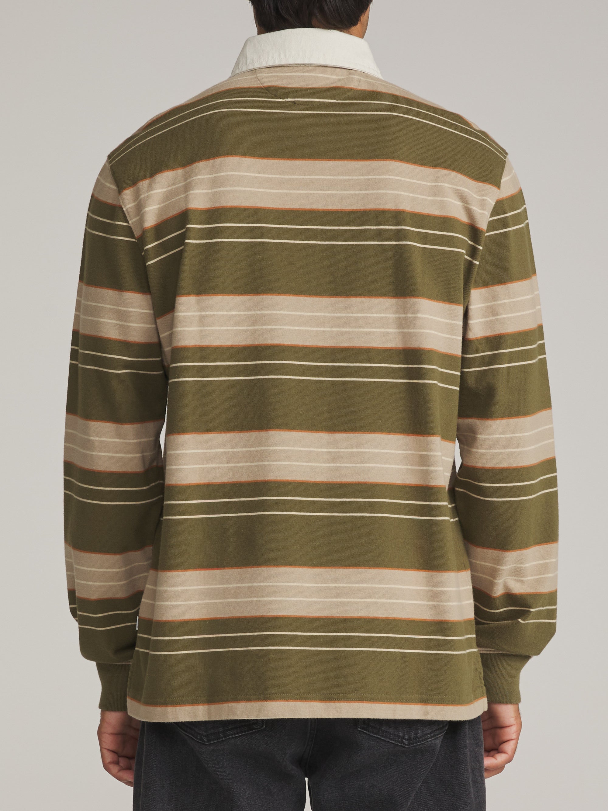 Katin Greg Rugby Polo | Men's Striped Long Sleeve Rugby Shirt