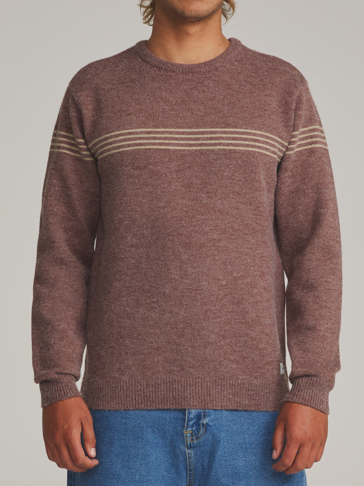 Katin Charles Sweater in French Roast - worn on model, front