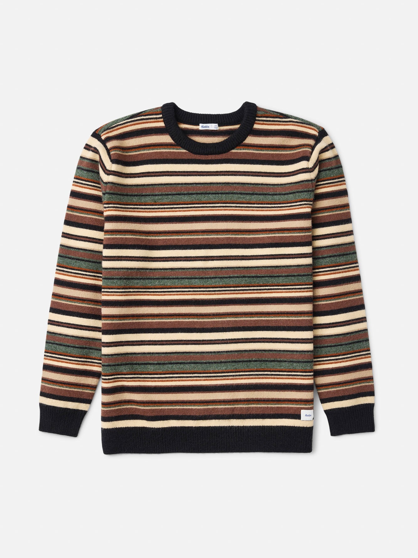 Katin fa26 sweaters hitch sweater black ecom flat lay 01 front v2