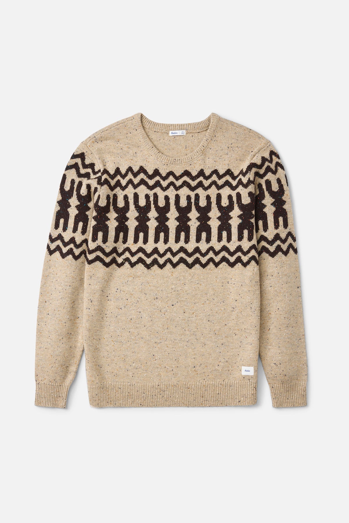Katin Thompson Sweater in Tan - front view