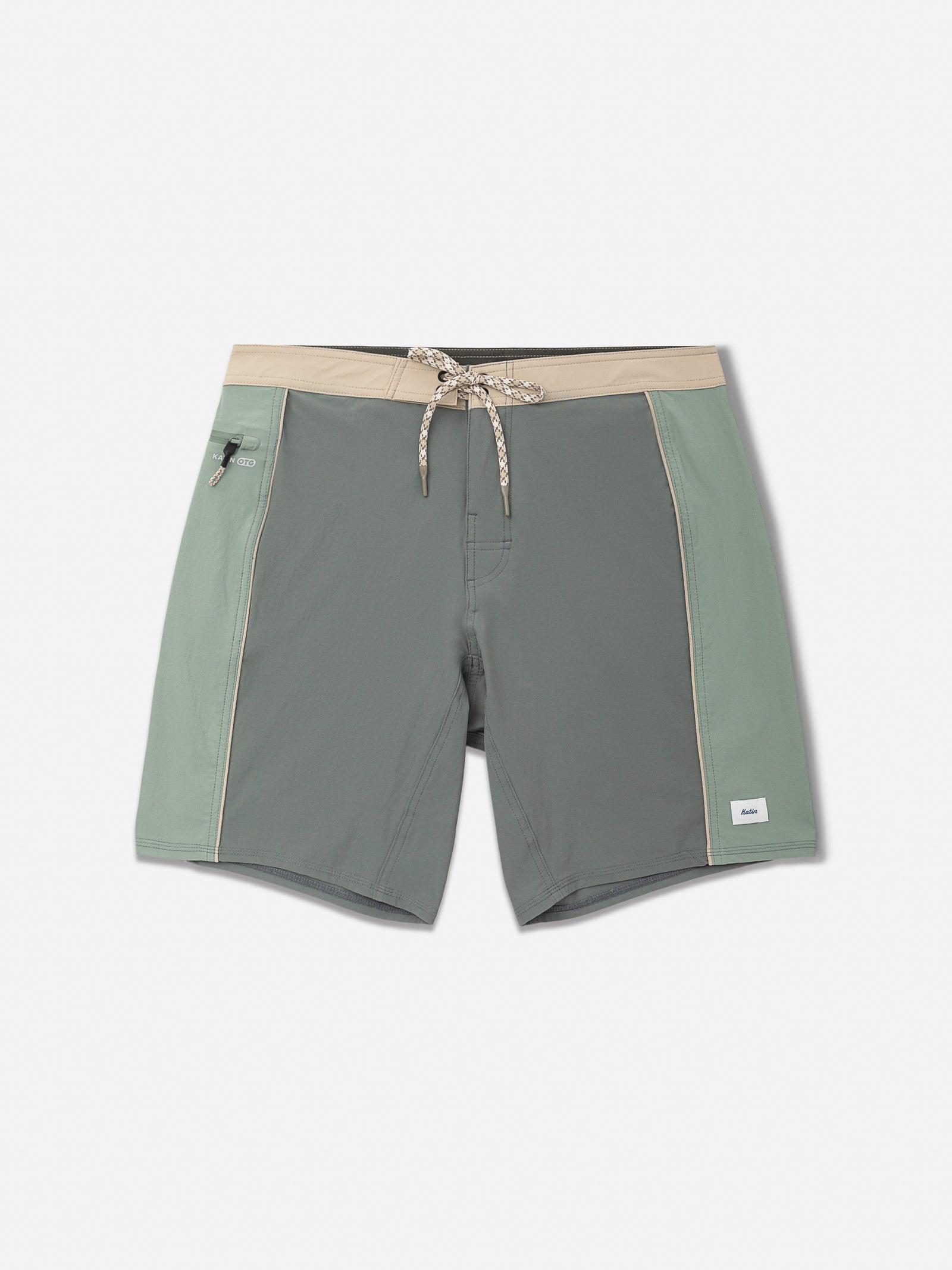 Katin fa26 trunks otg archer surf trunk graphite ecom flat lay 01 front v2