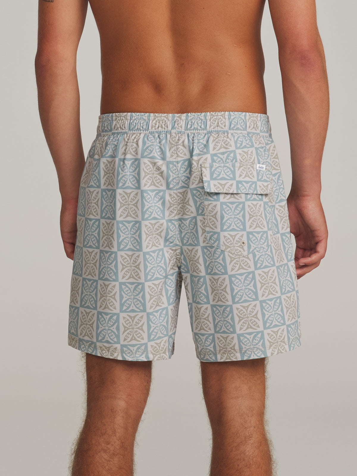 Katin Stowaway Volley in Storm Blue - worn on model, back