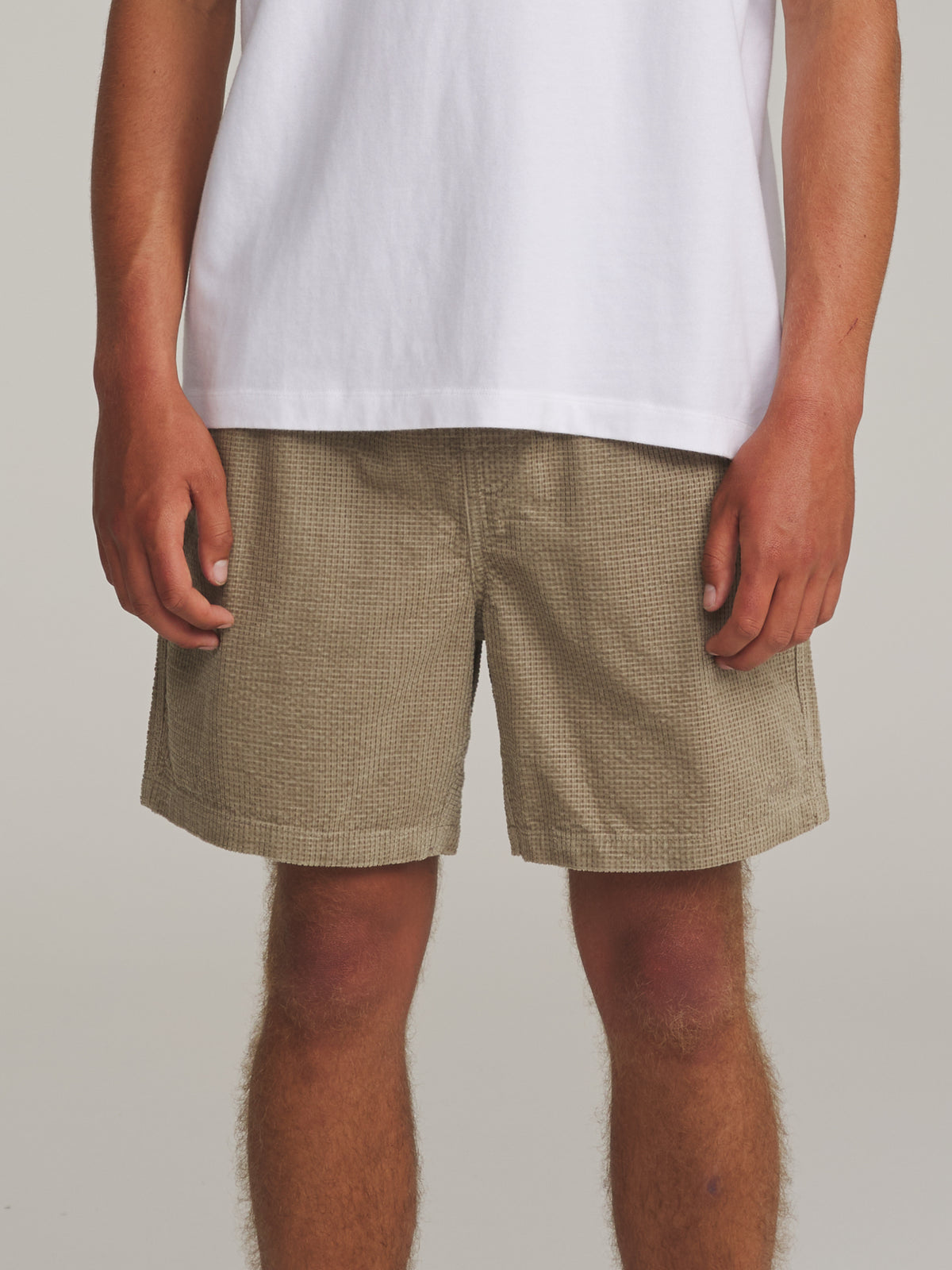 Katin Ward Short in KHAKI - worn on model, front