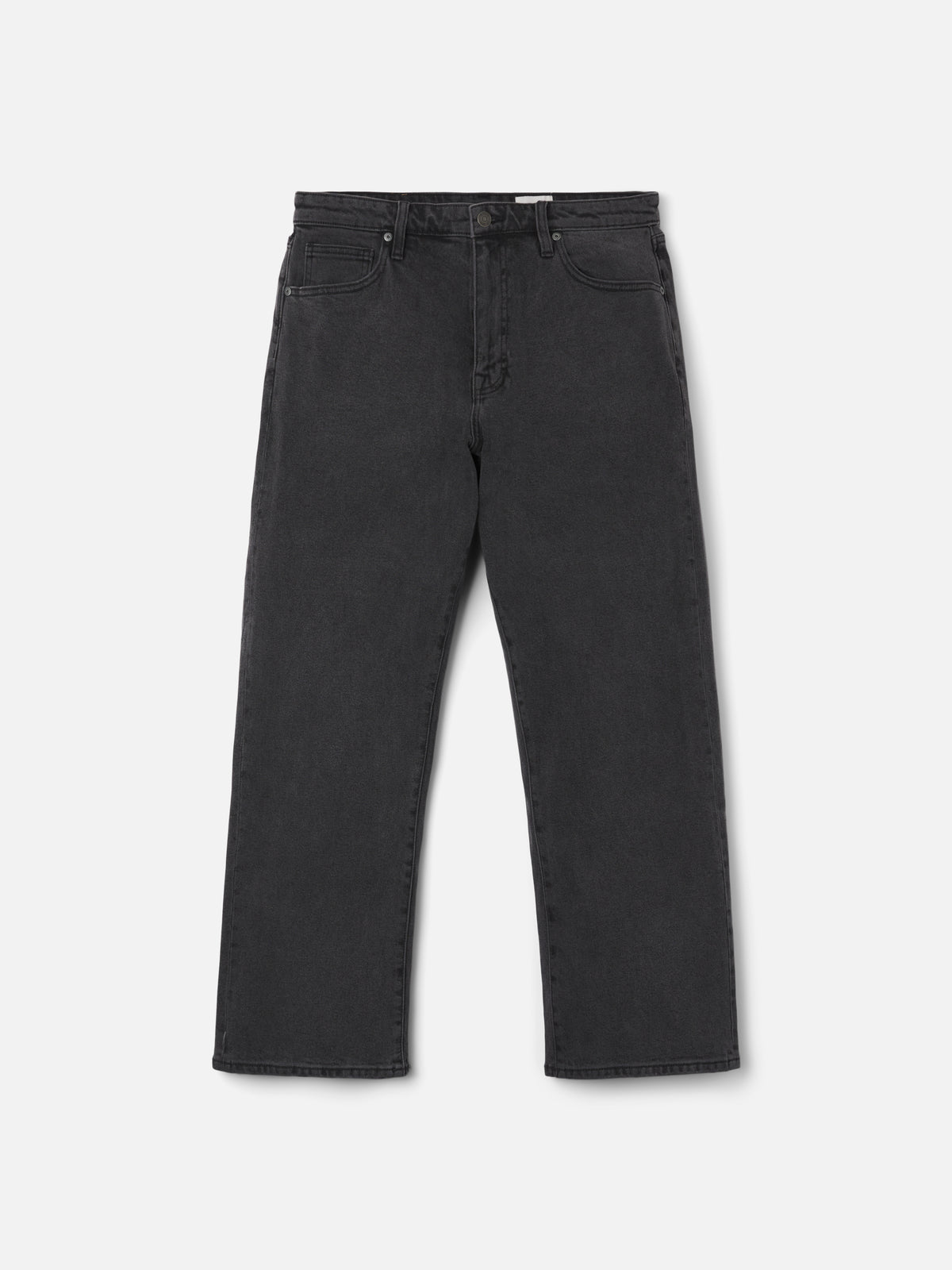 Katin Patterson 99 Baggy in Washed Black denim, flat, front #color_washed black