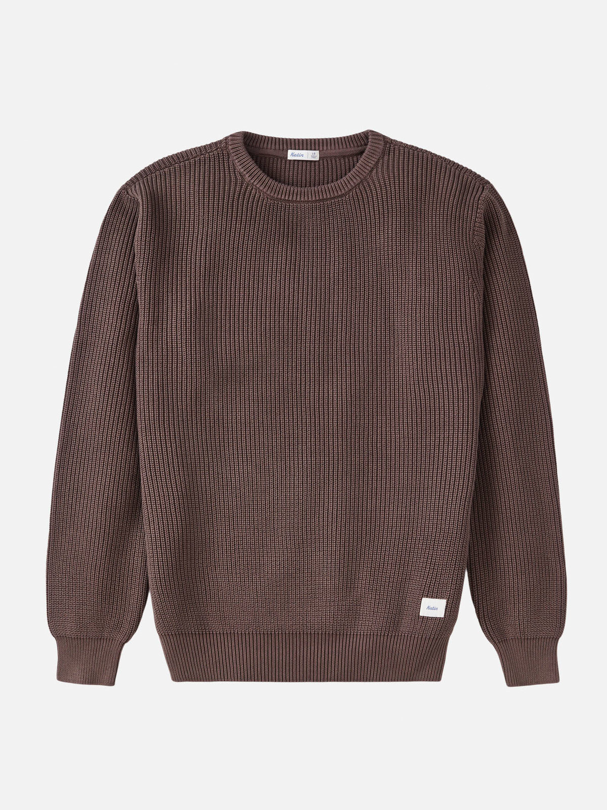 Katin Swell Sweater in Plum, flat, front #color_plum